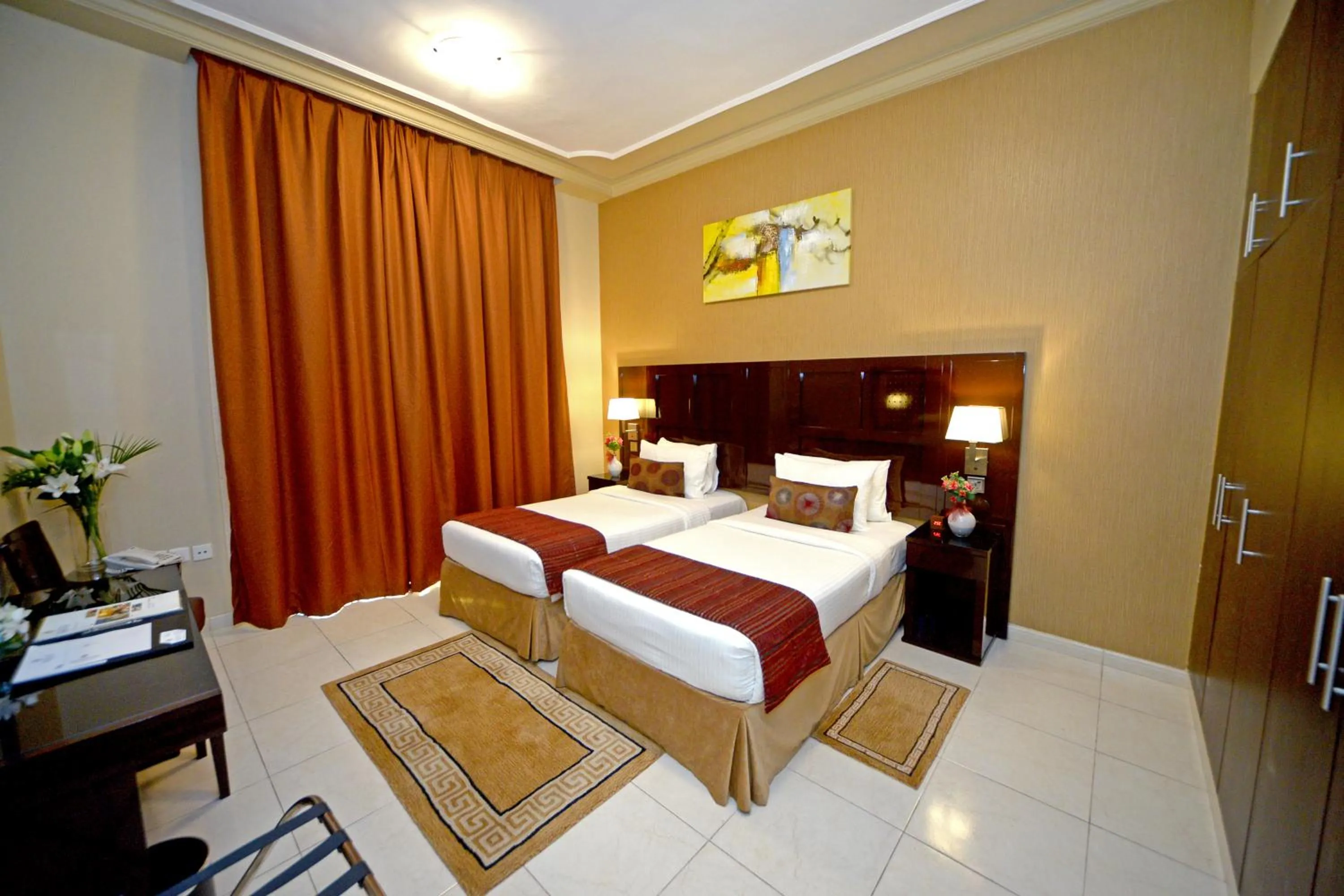 Bedroom, Bed in Emirates Stars Hotel Apartments Dubai