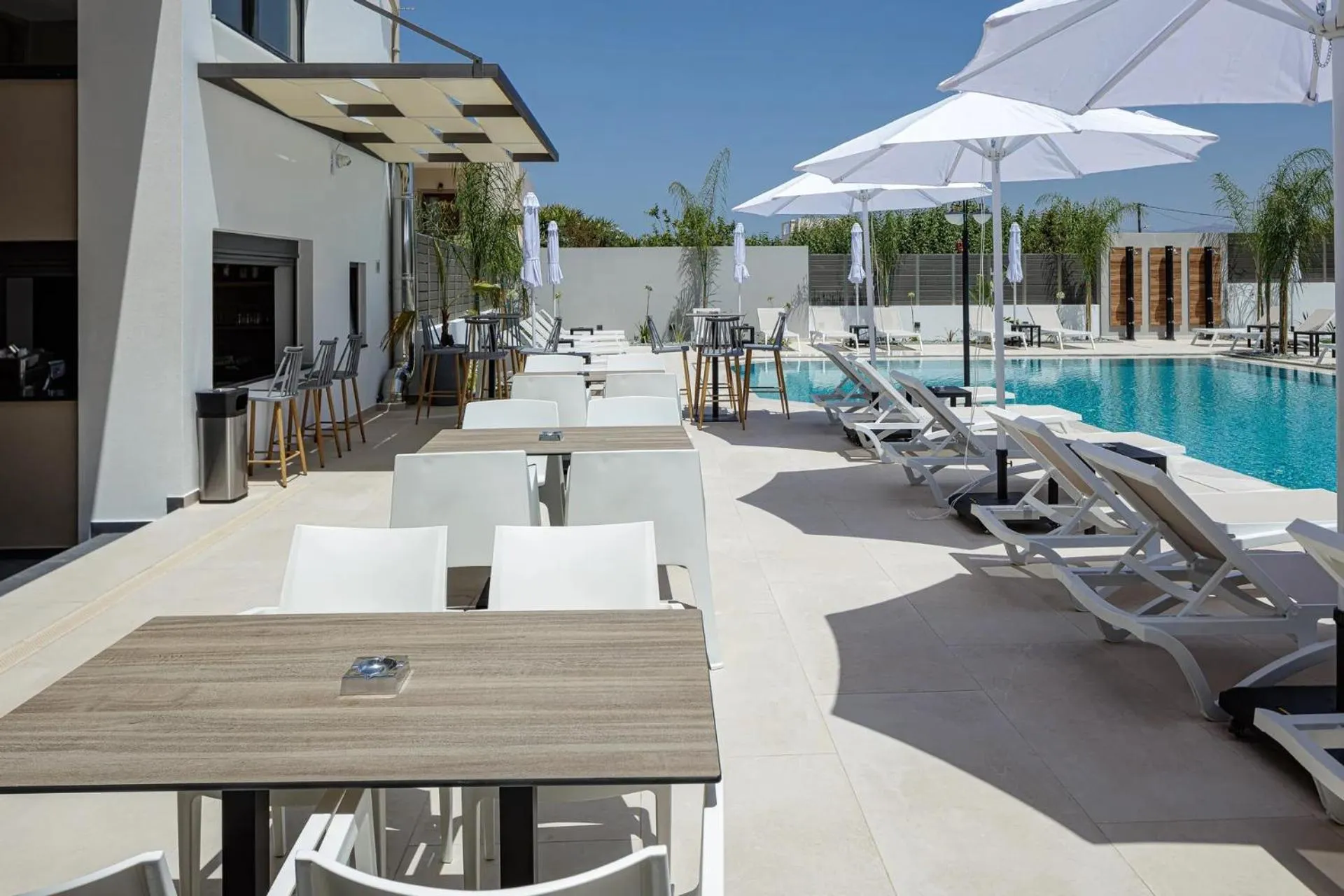 Swimming pool in Sapphire Blue Suites