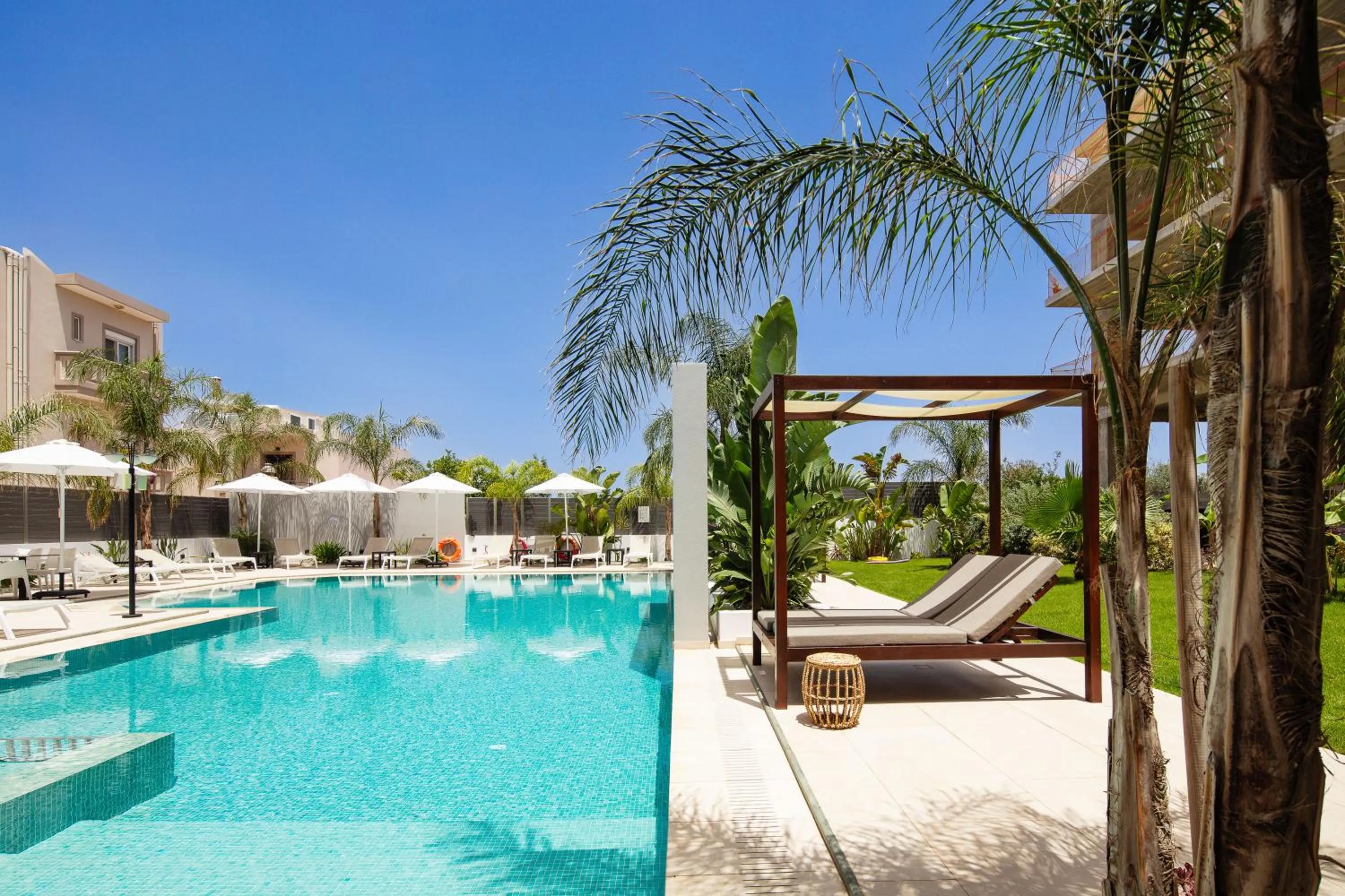 Swimming pool in Sapphire Blue Suites