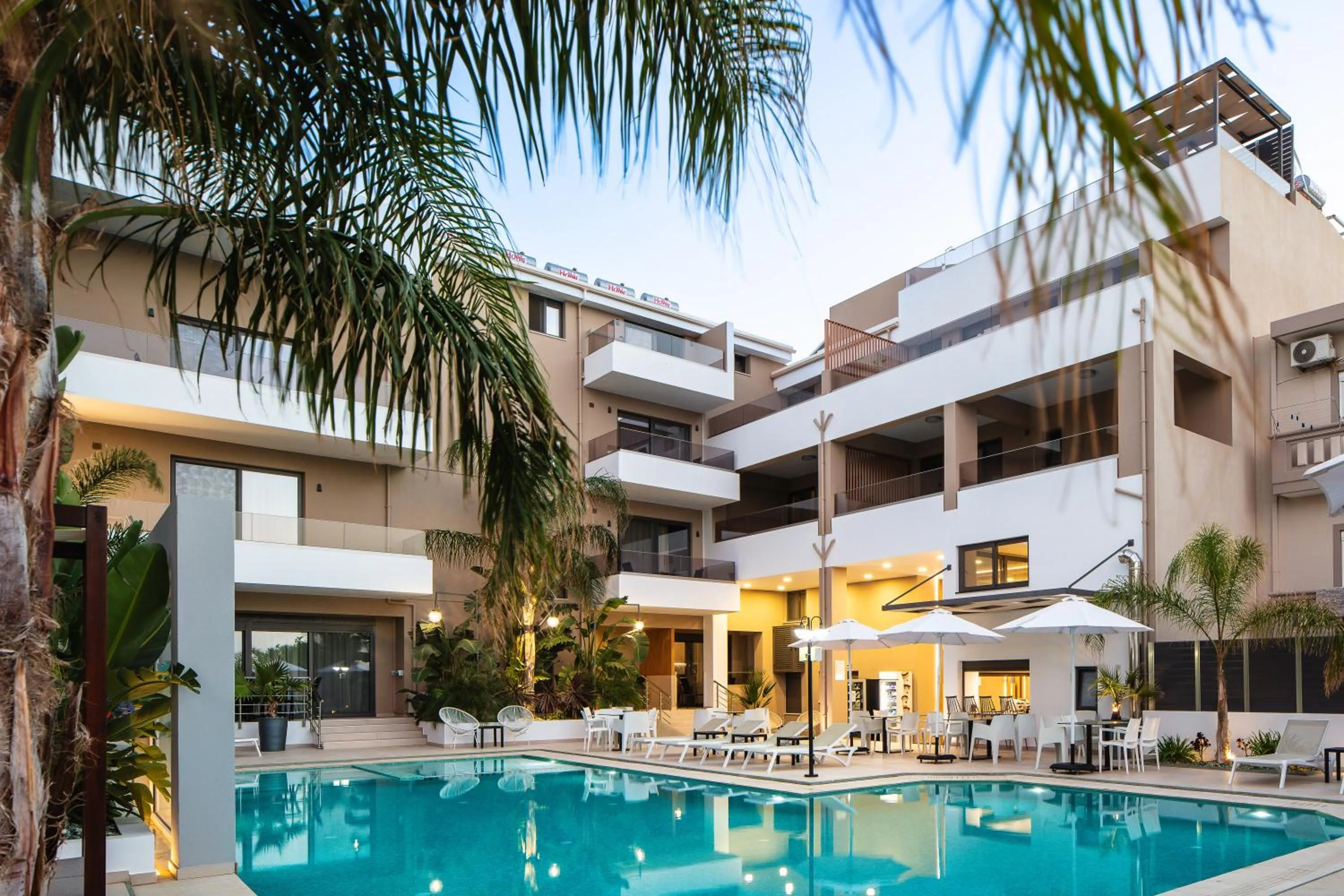 Swimming pool in Sapphire Blue Suites