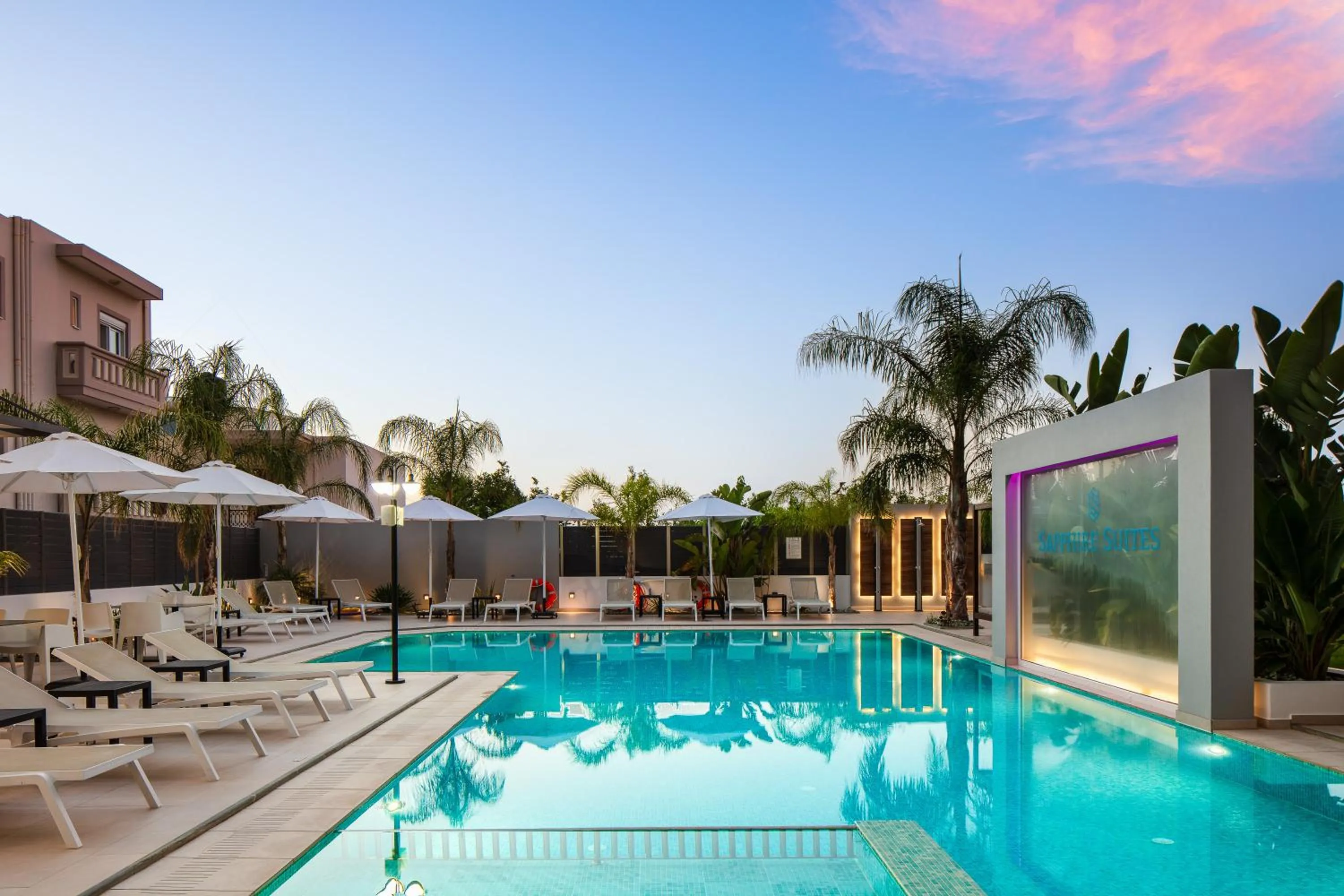 Swimming pool in Sapphire Horizon Suites