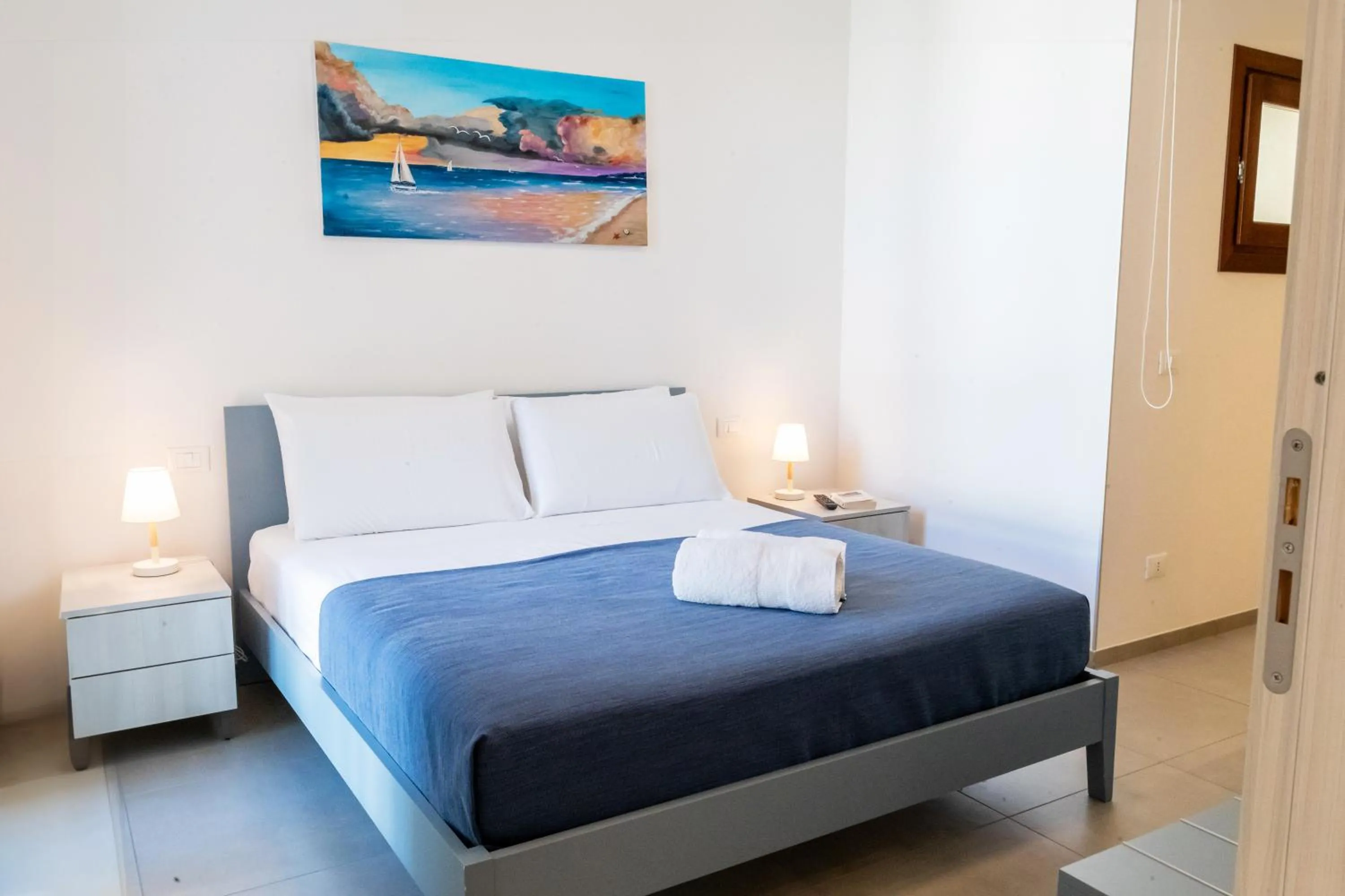 Bed in Villa Etesiae
