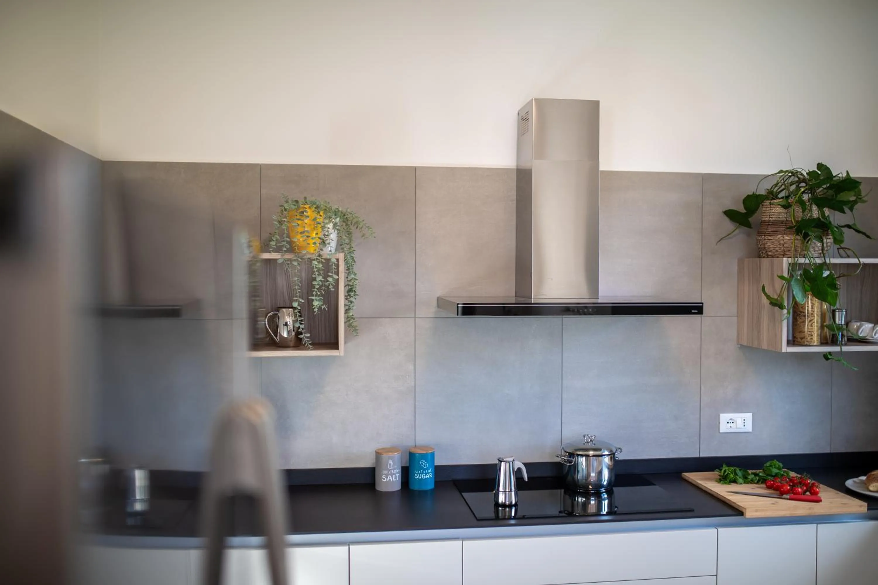 Kitchen or kitchenette in Villa Etesiae