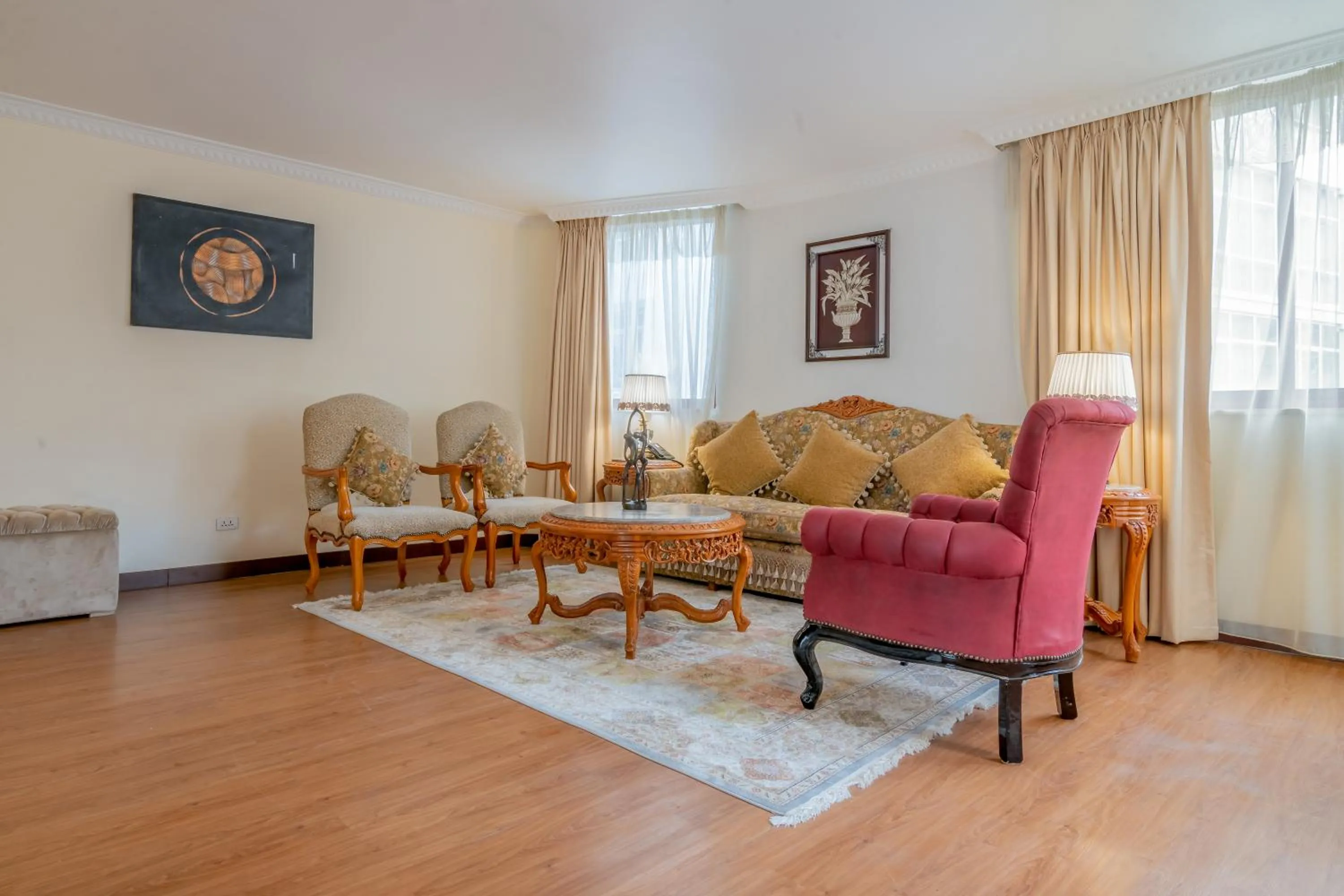 Living room in The Grand Palace Hotel