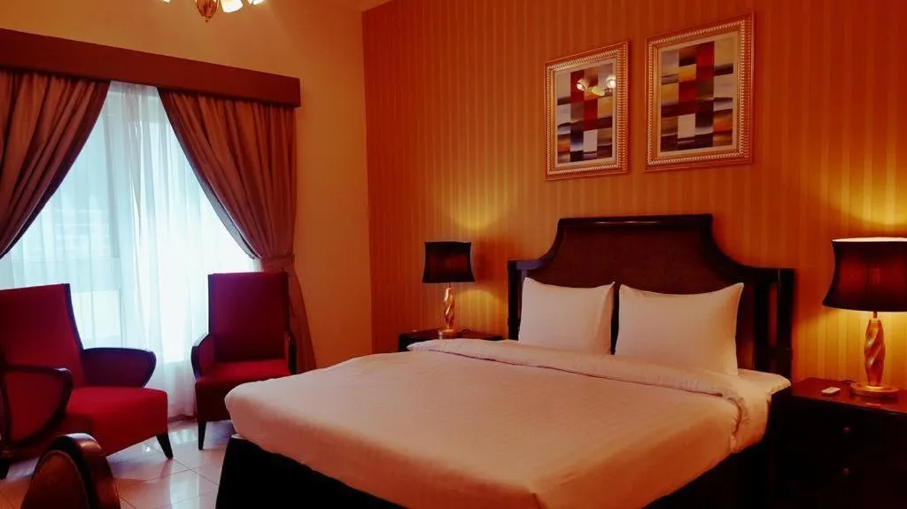 Bedroom, Bed in Al Manar Hotel Apartments