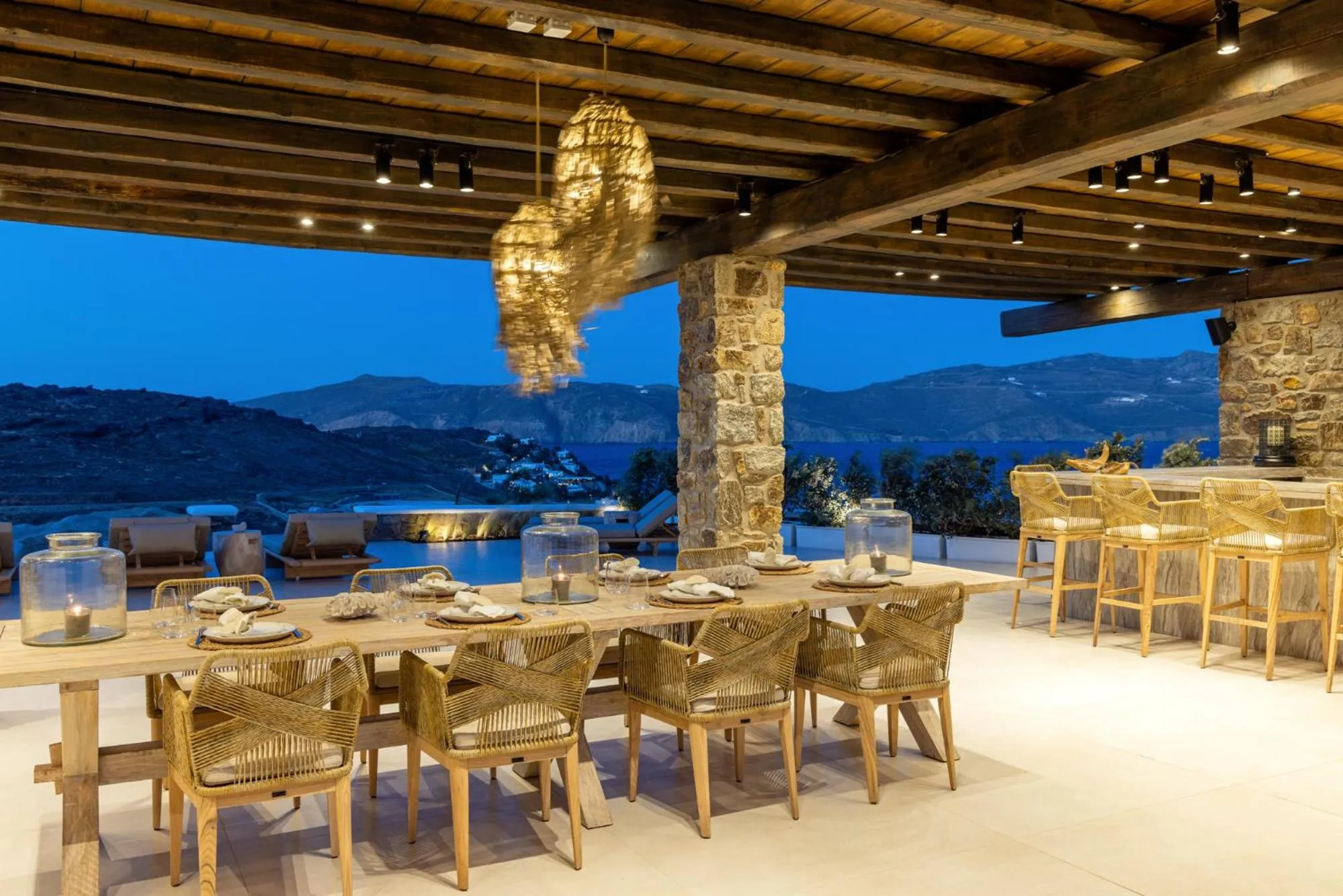Banquet/Function facilities in Mykonos Panormos Villas