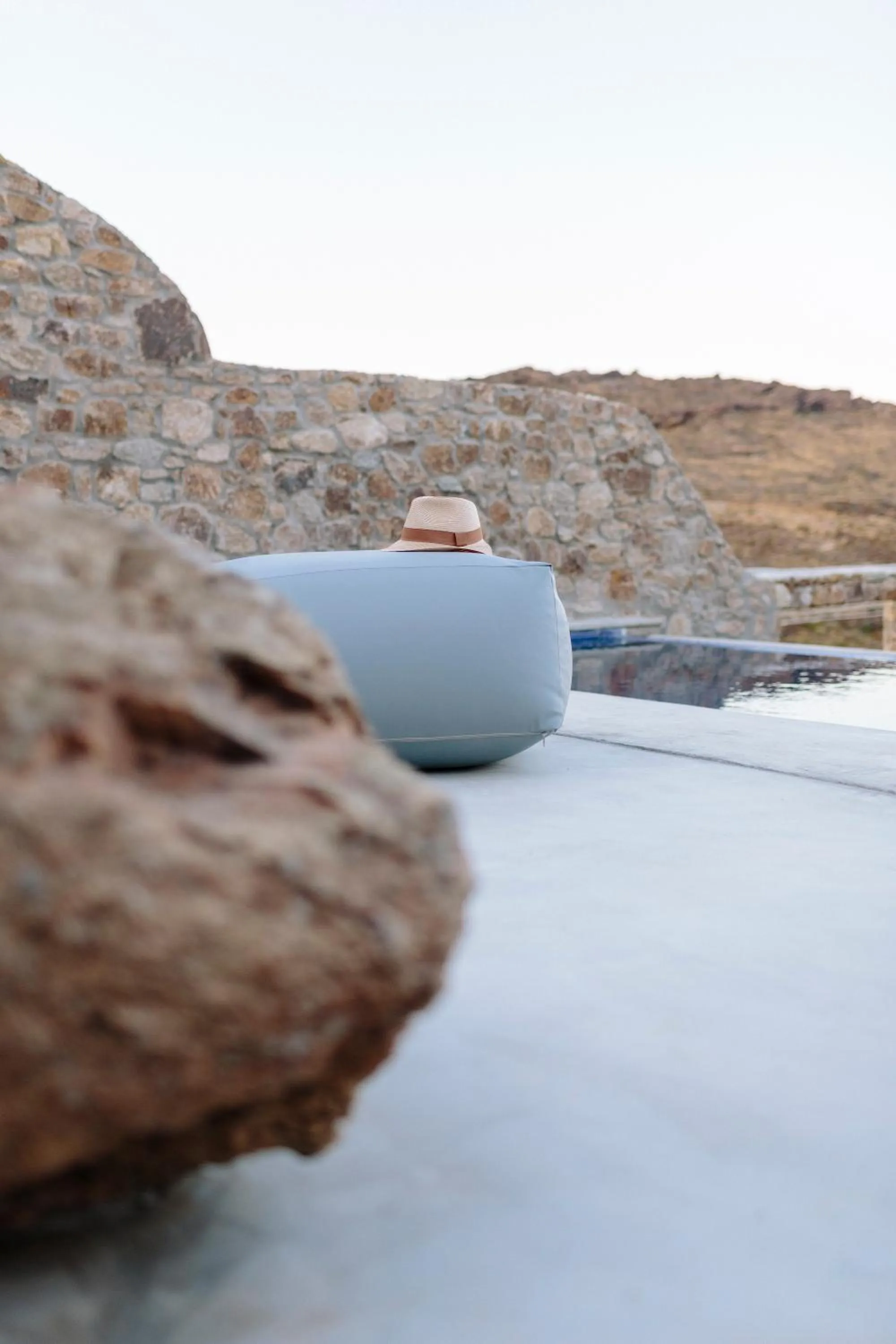 Balcony/Terrace in Mykonos Panormos Villas