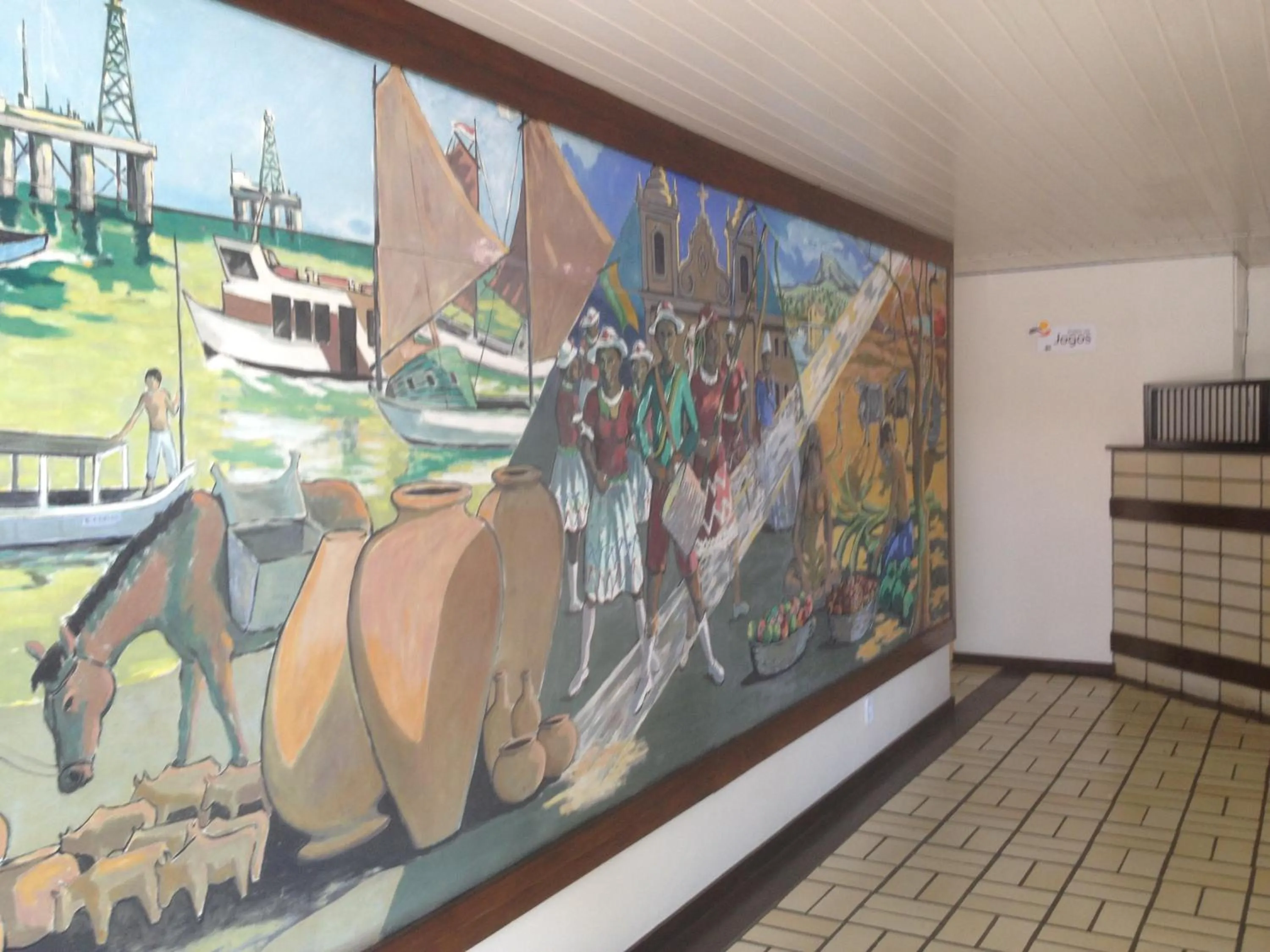 Decorative detail in Nascimento Praia Hotel