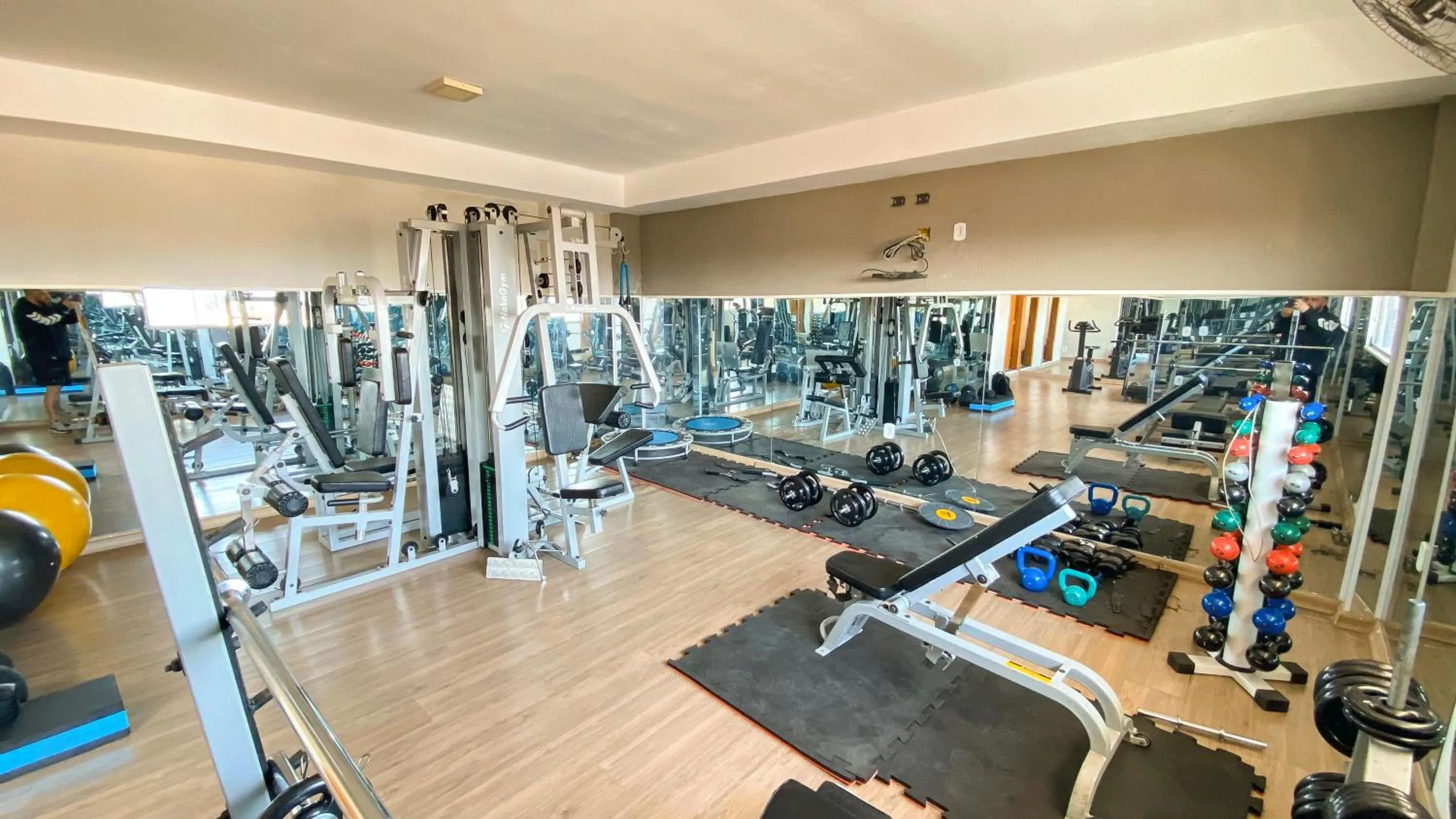 Fitness centre/facilities in Hotel Capital da Fe