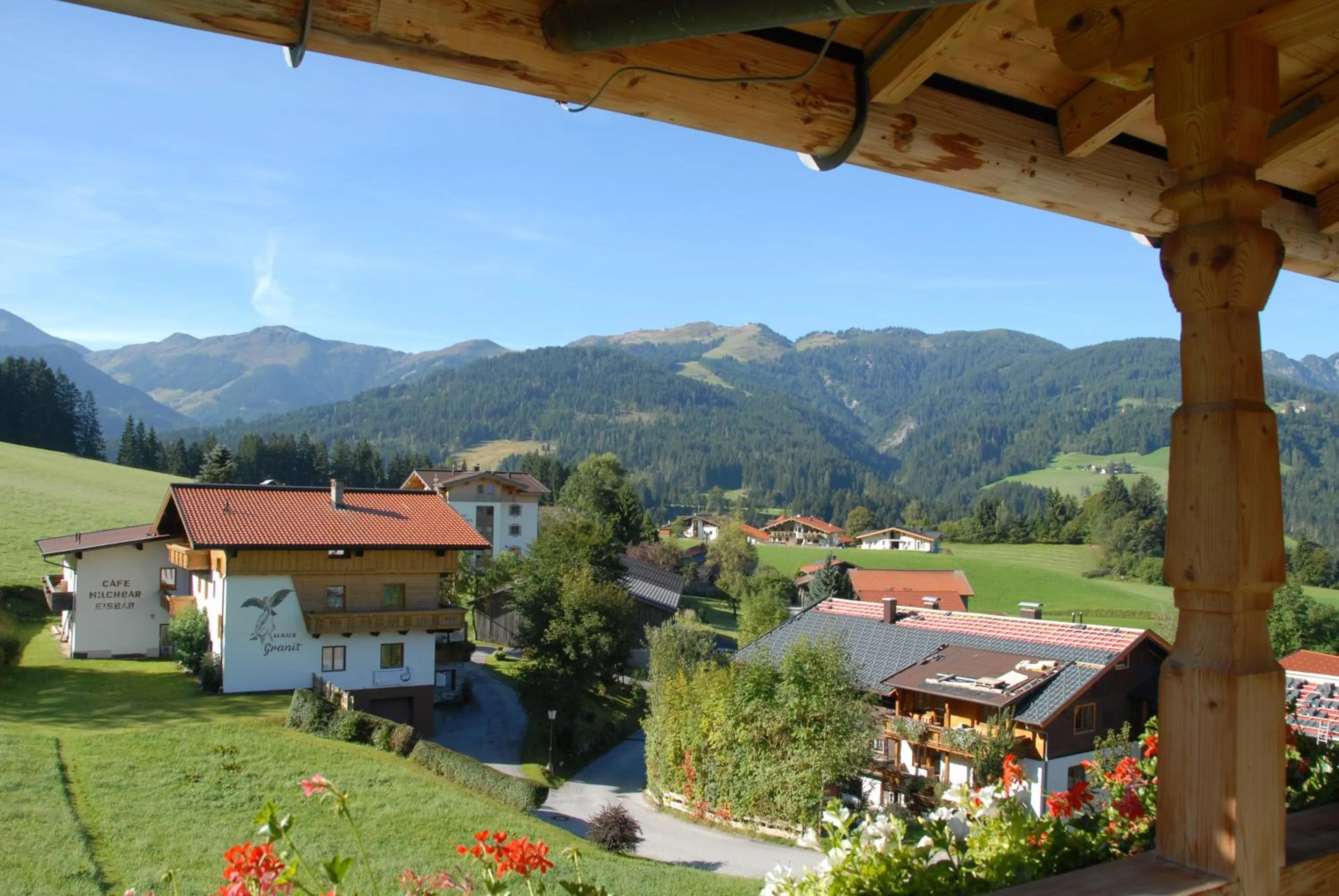 View (from property/room) in Hotel Landhaus Marchfeld
