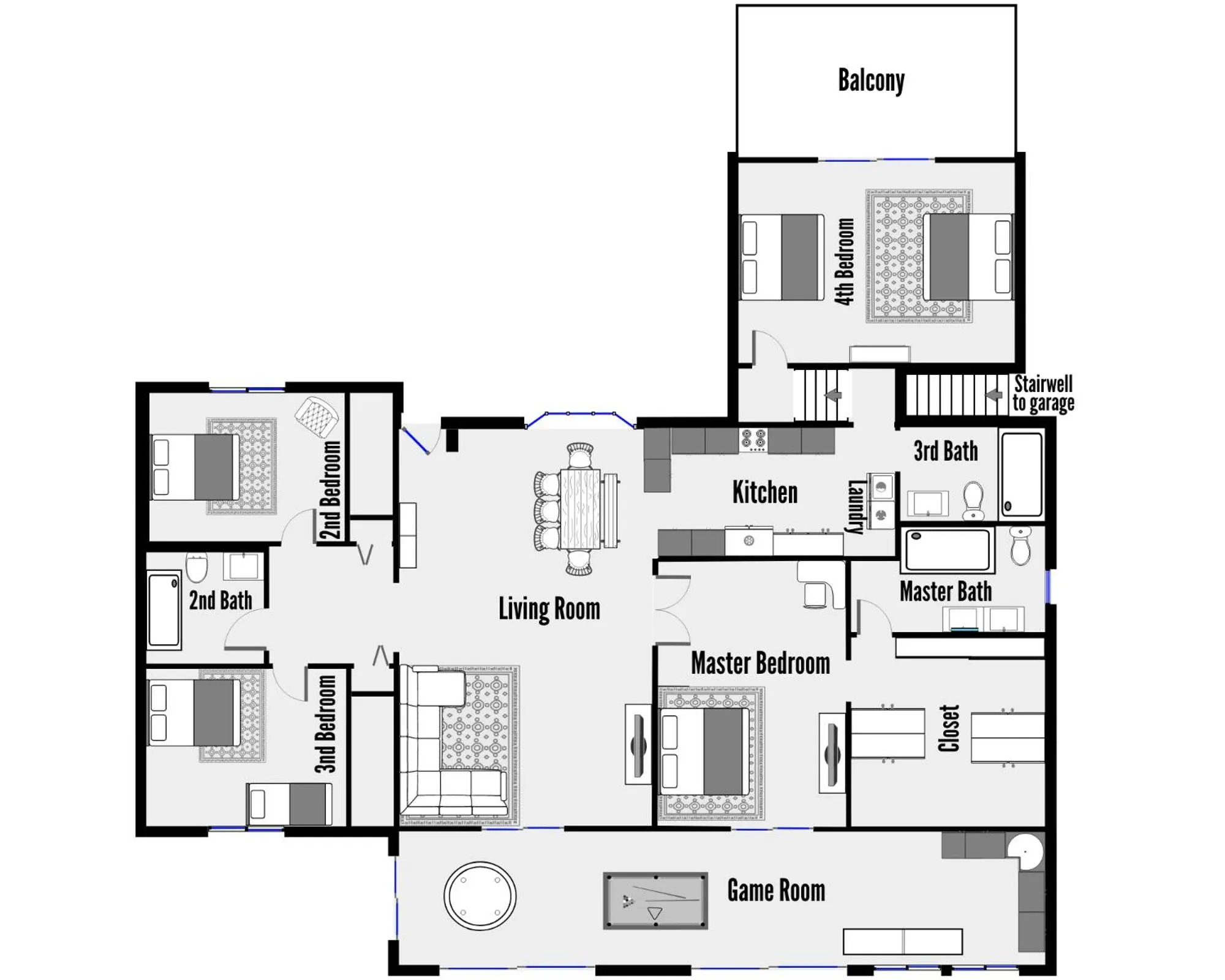 Trendy Desert Getaway Pool, Spa, Game Room
