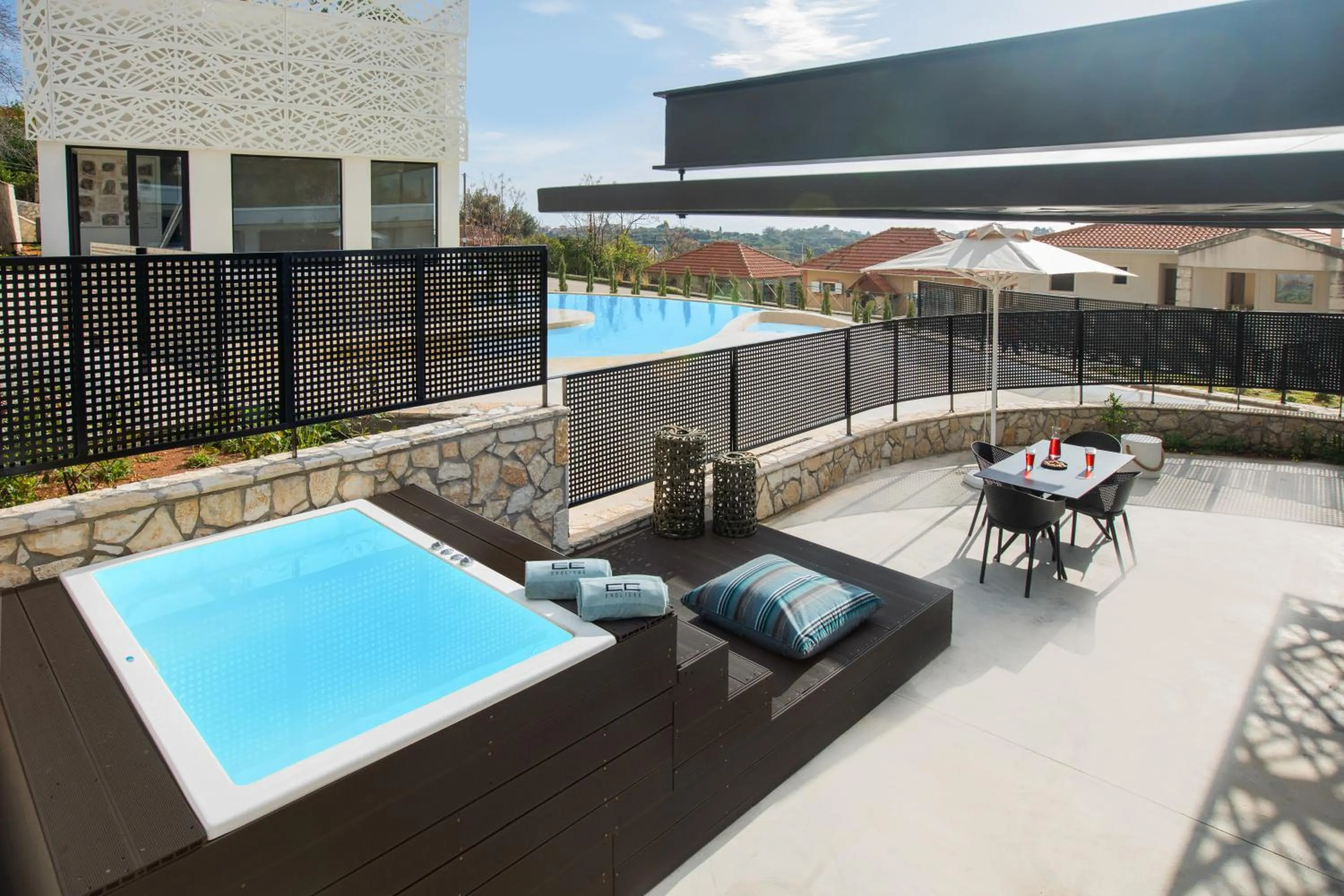 Hot Tub in Erolidae Villas