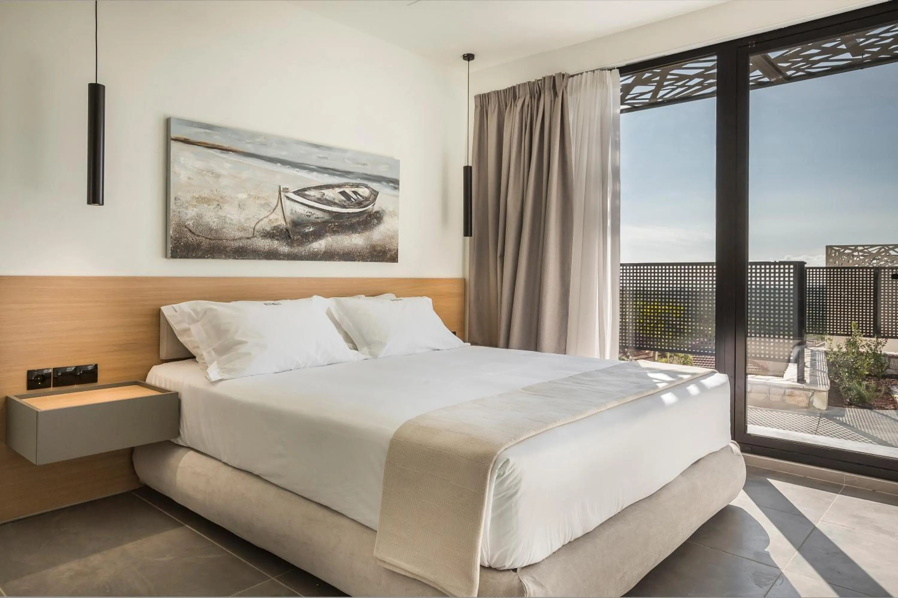 Bed in Erolidae Villas