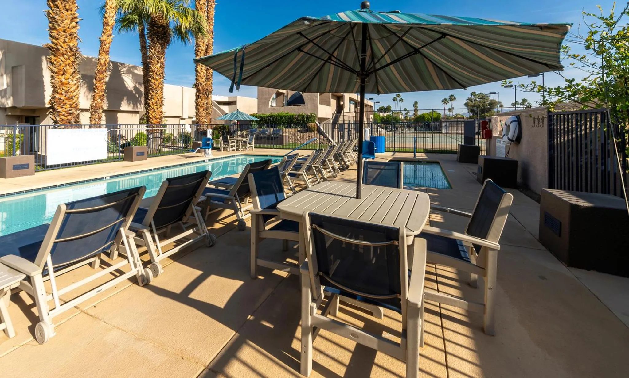 sunbed in Vista Mirage Resort