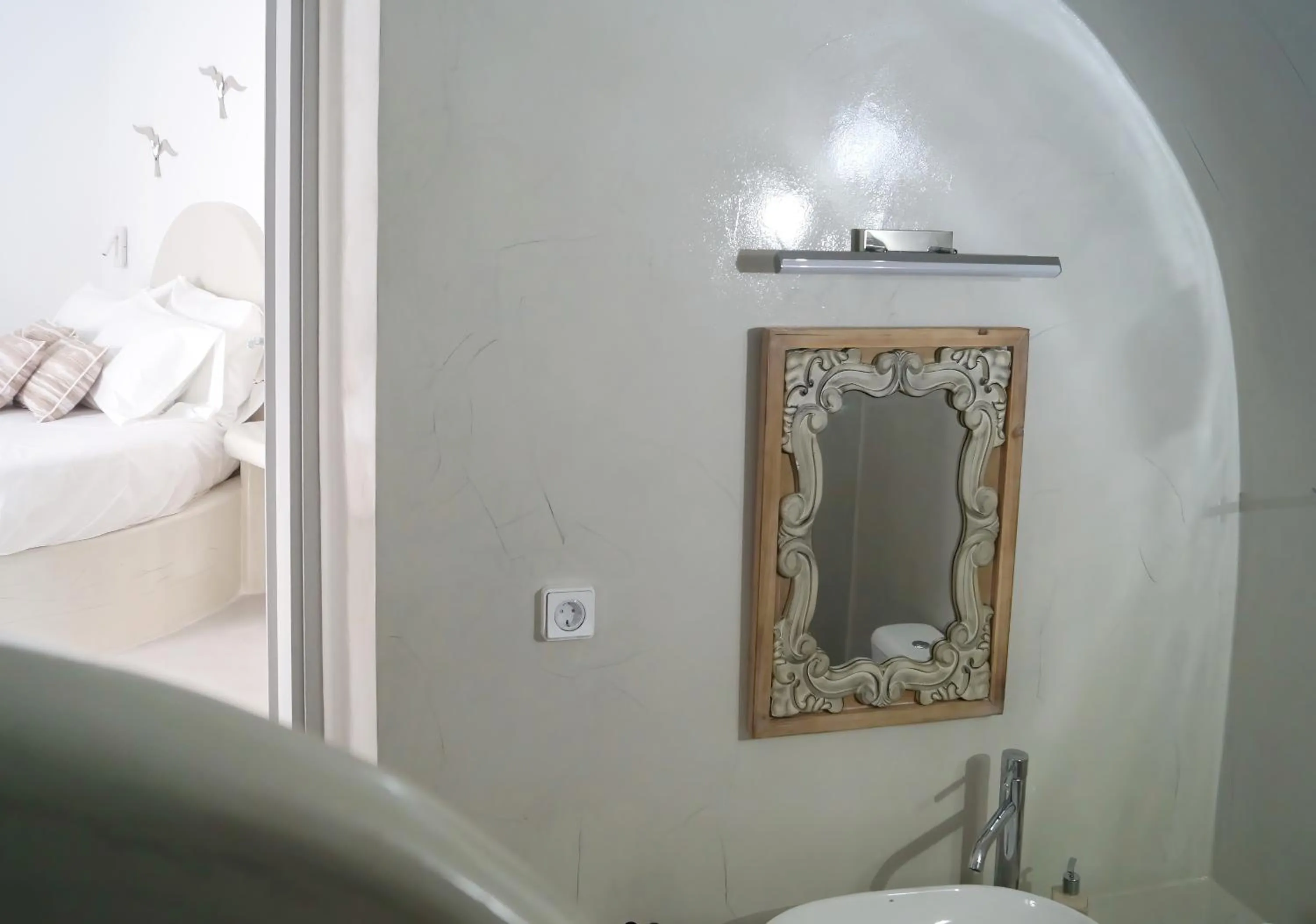 Shower in Golden Stone Santorini Suites