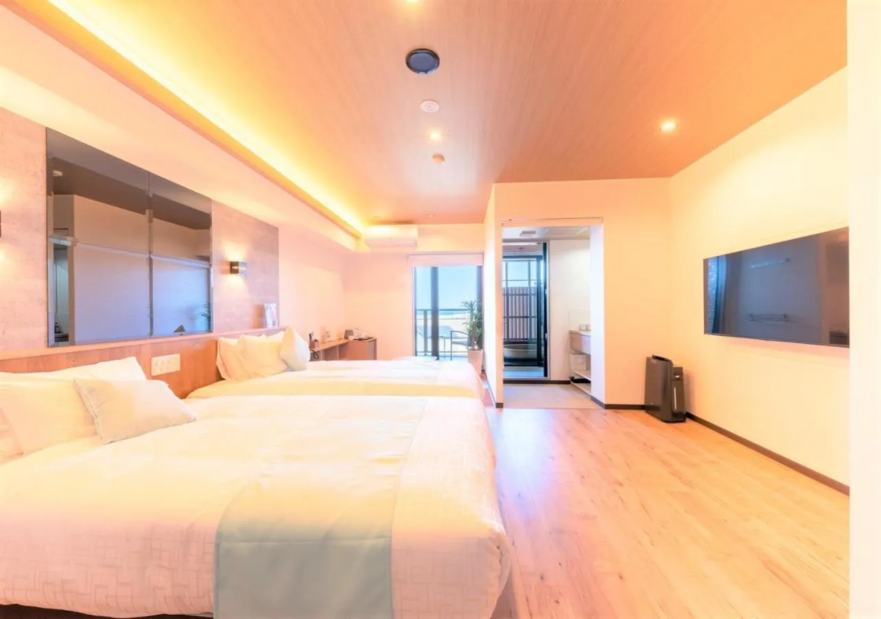 Bed in LiVEMAX RESORT Atami OCEAN