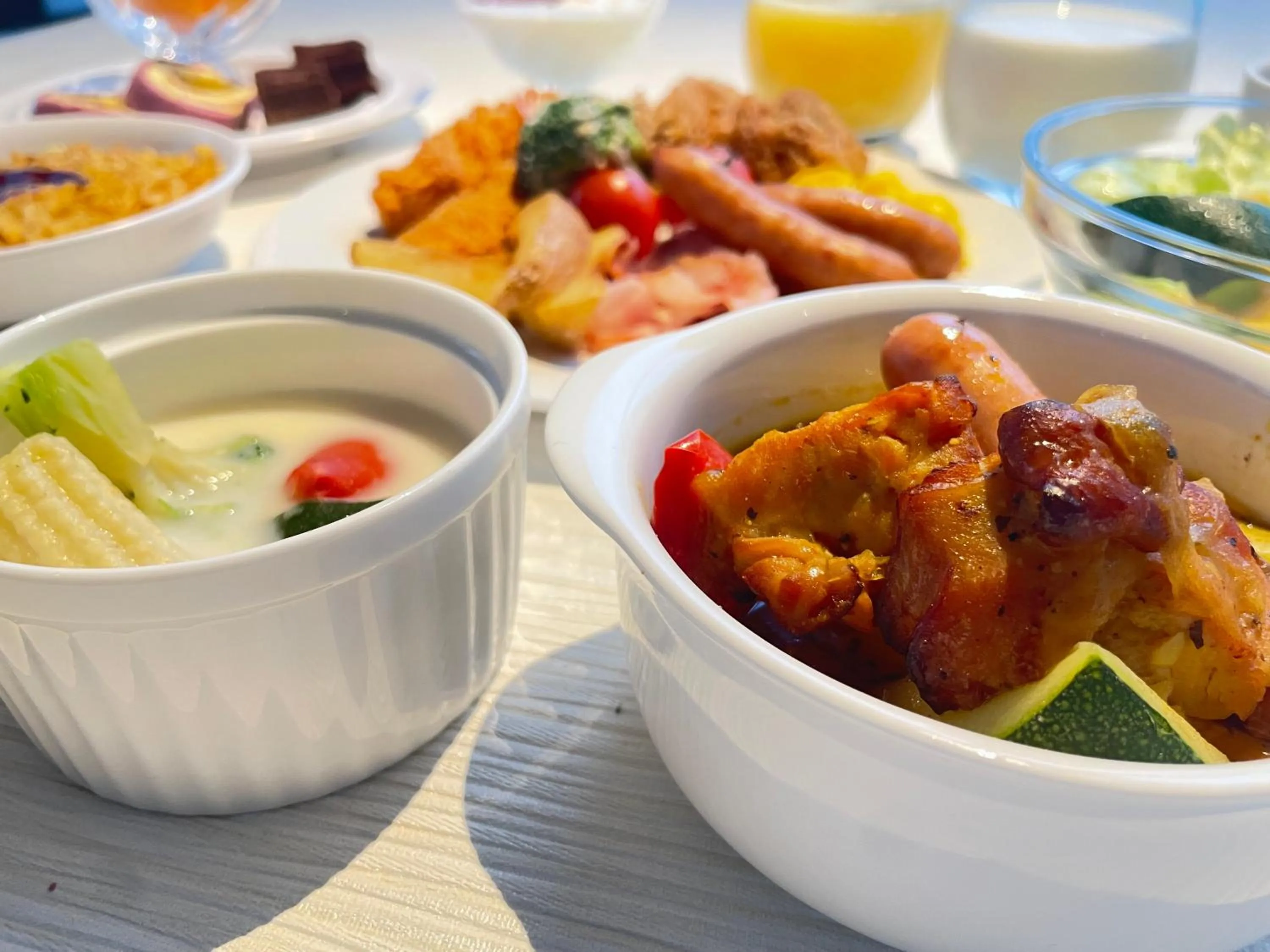 Breakfast in HOTEL AMANEK Asahikawa