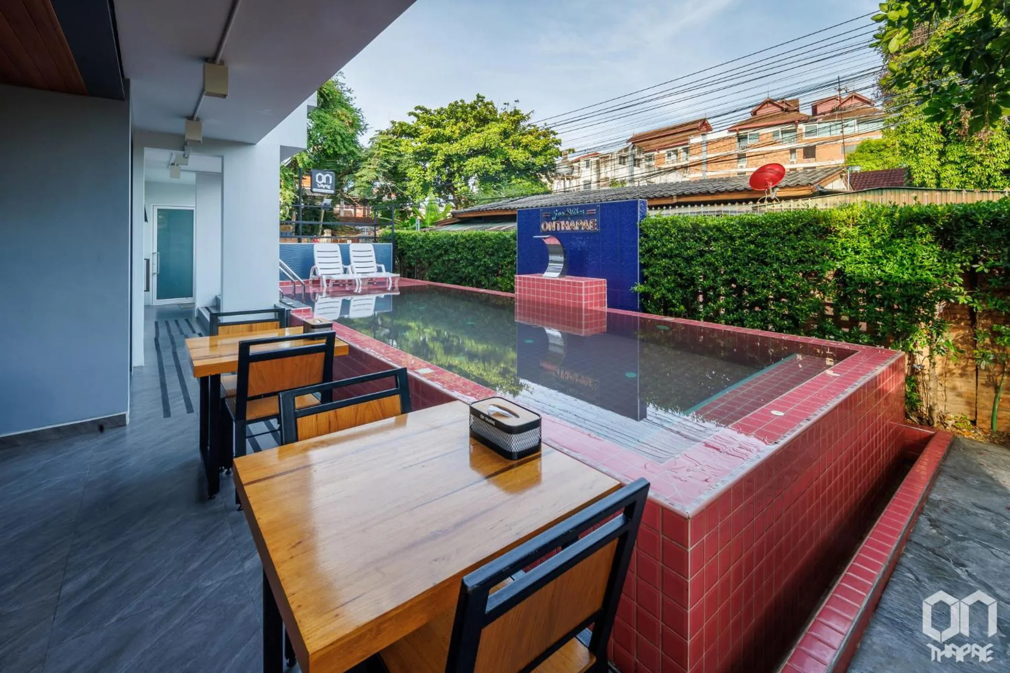 Pool view in ON Thapae Gate Chiangmai