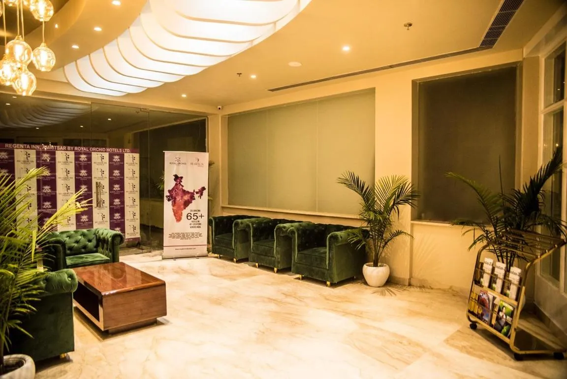 Lobby or reception in Regenta Inn Amristar Airport Road by Royal Orchid Hotels Limited