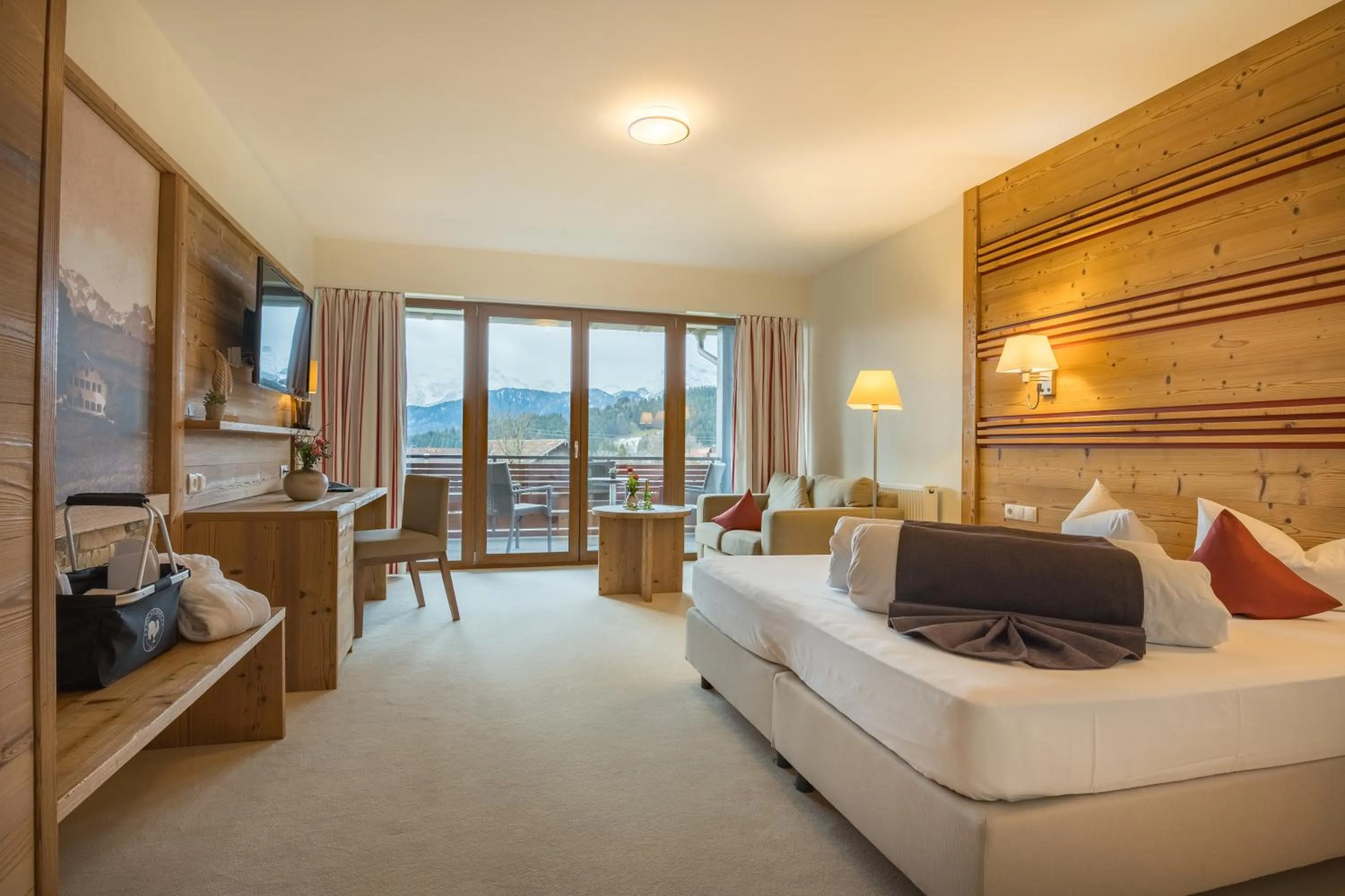 Photo of the whole room, Bed in Landhotel Gockelwirt