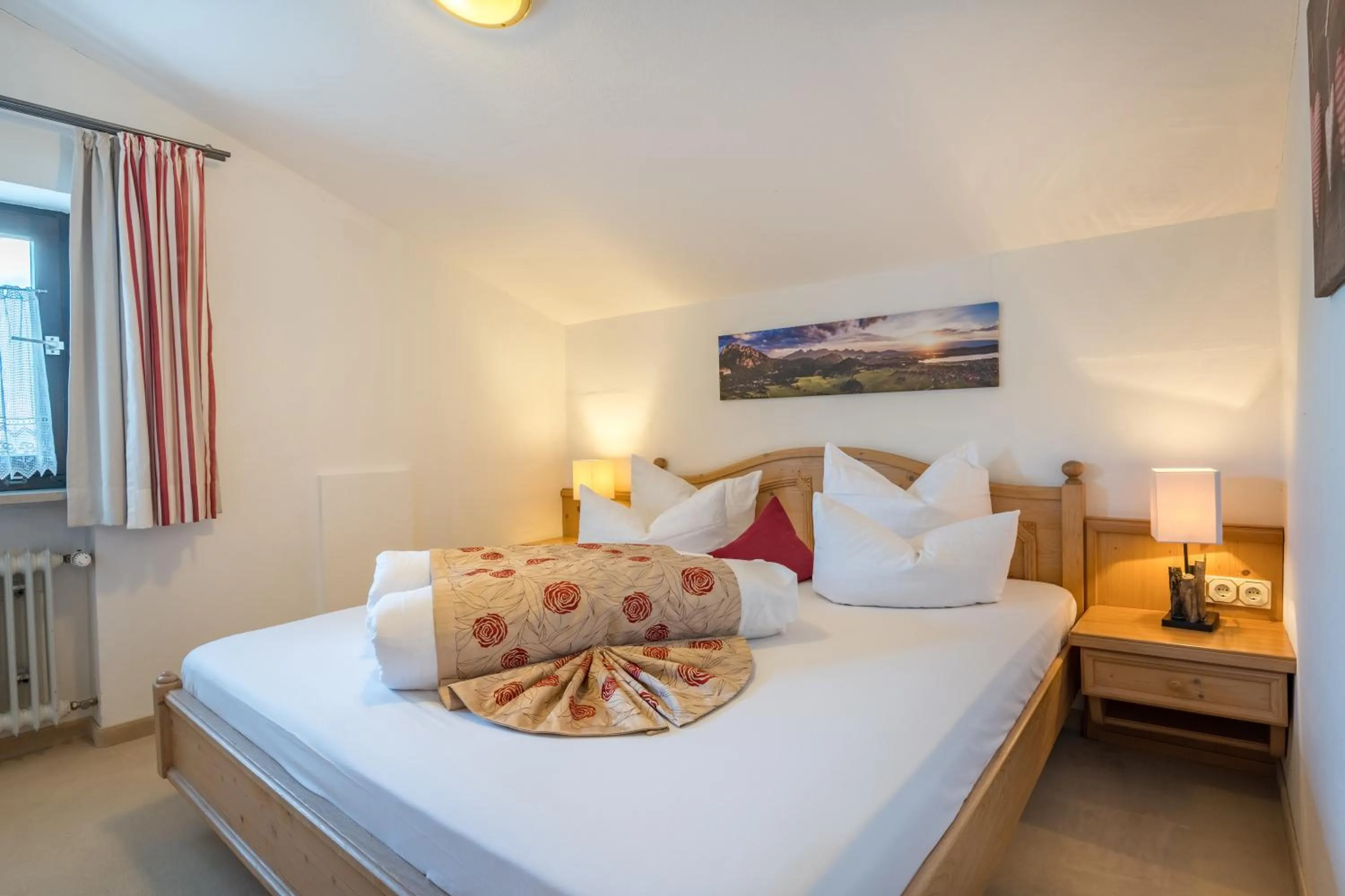 Bed in Landhotel Gockelwirt