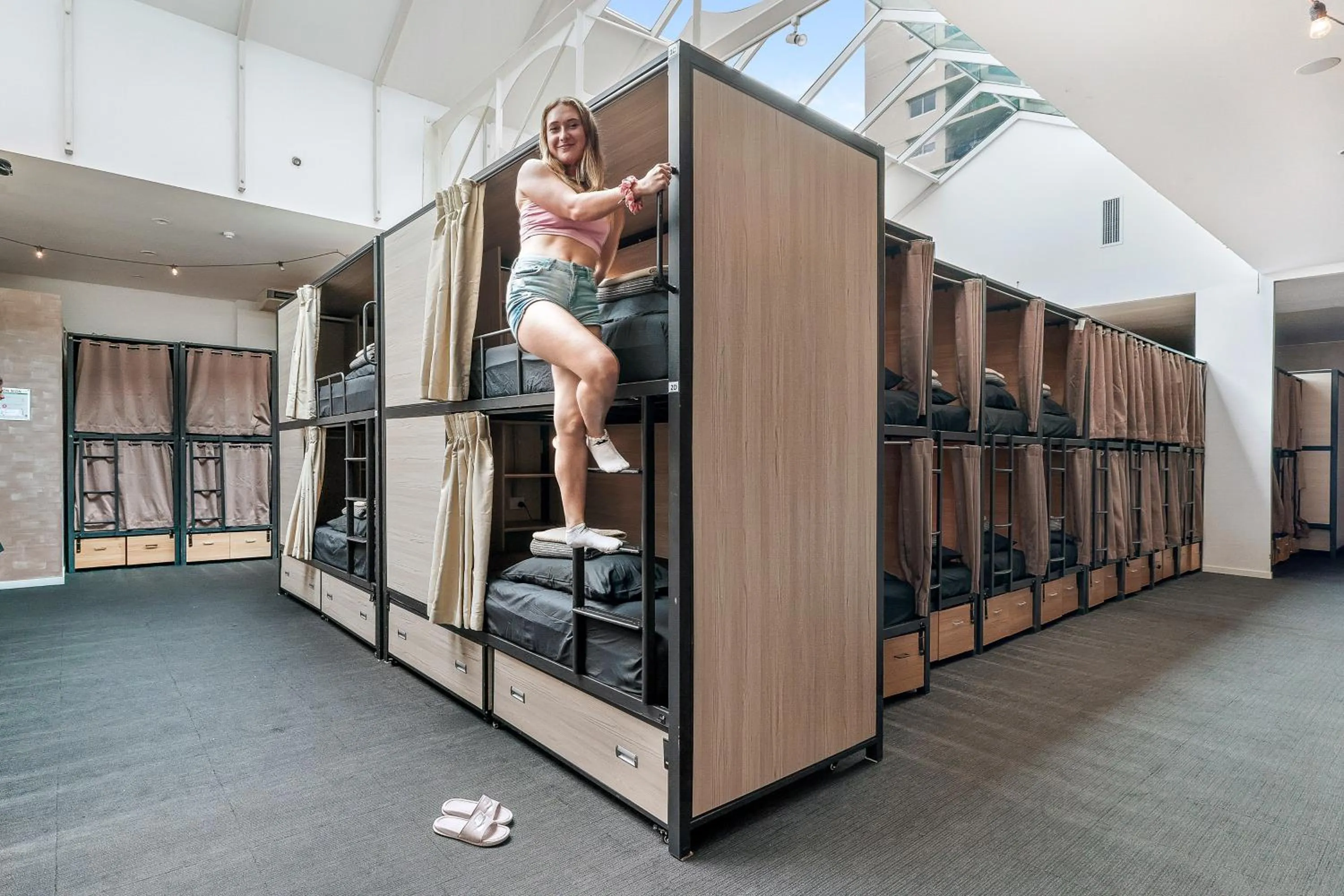 Bed in Tequila Sunrise Hostel Surfers Paradise