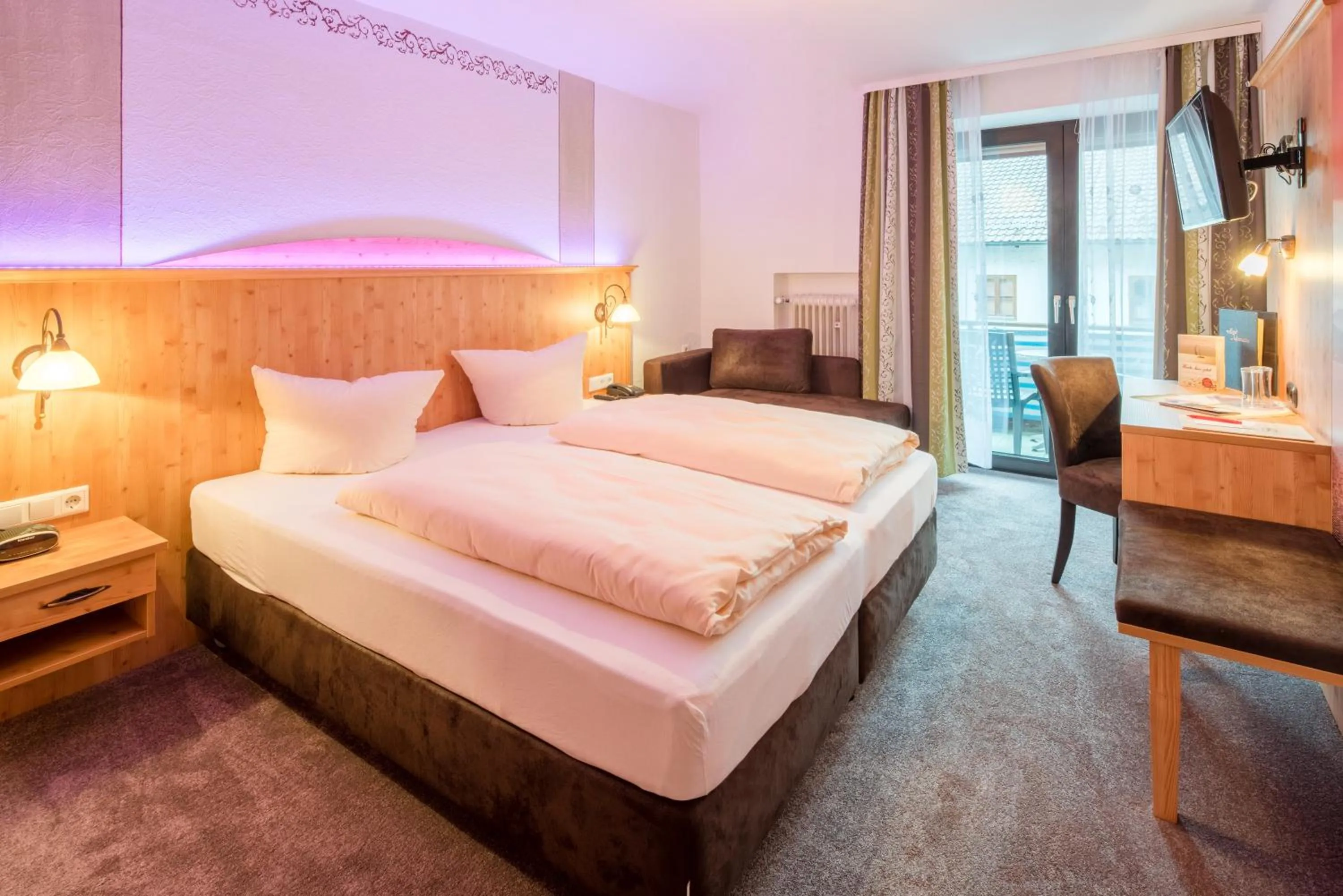 Bed in Hotel Landgasthof Zum Schildhauer