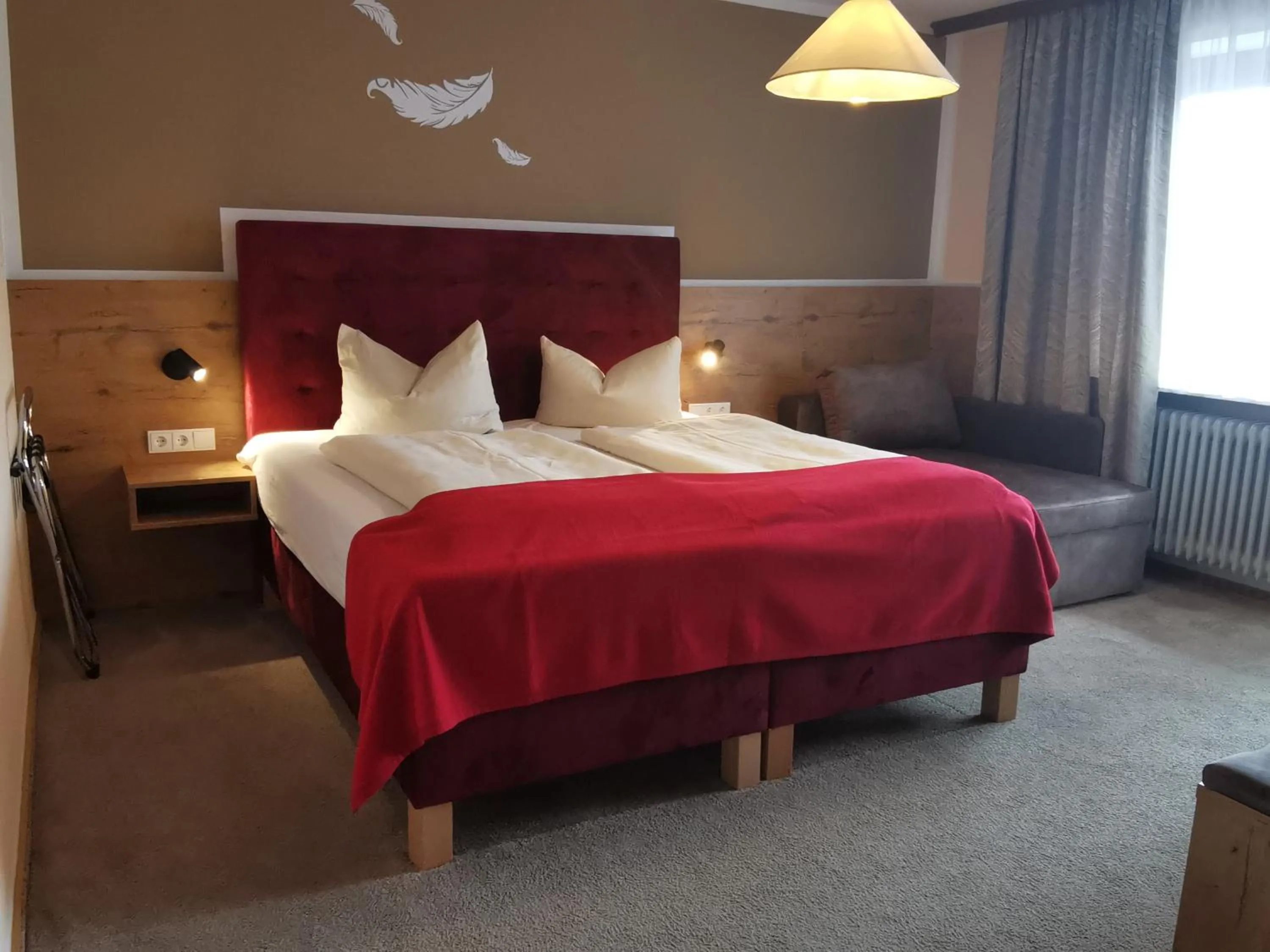 Bed in Hotel Landgasthof Zum Schildhauer