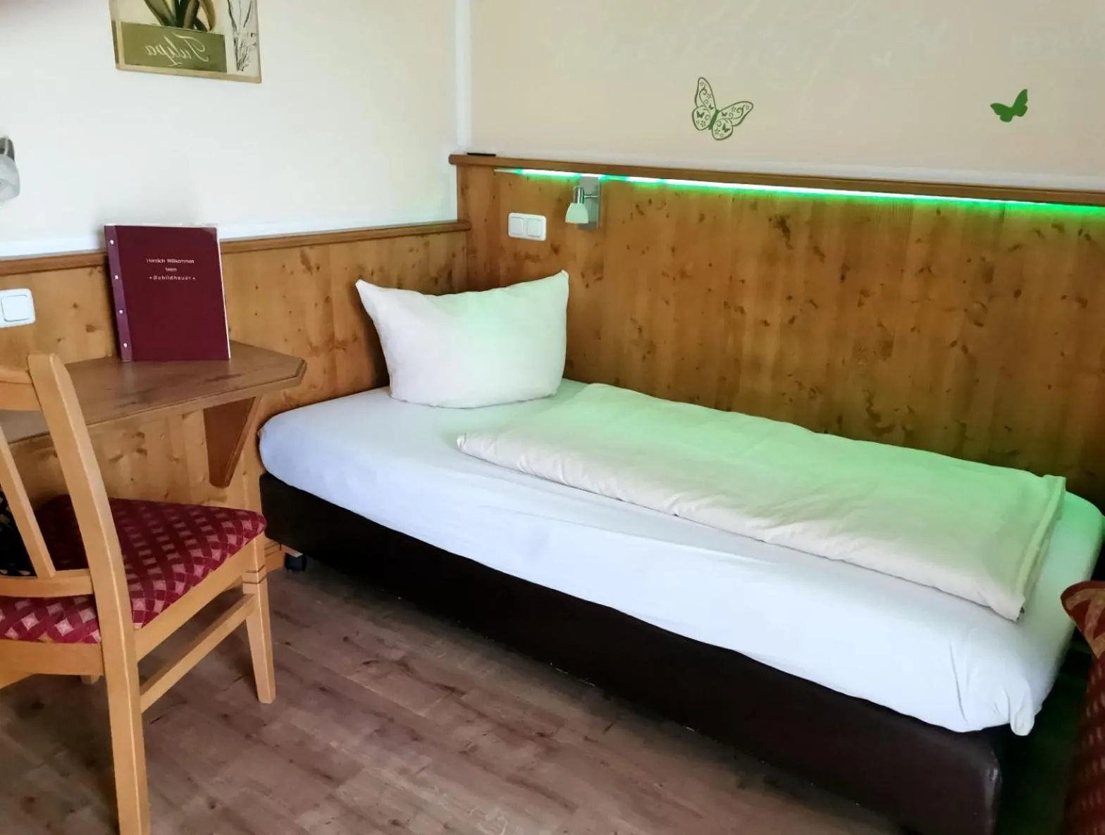 Bed in Hotel Landgasthof Zum Schildhauer