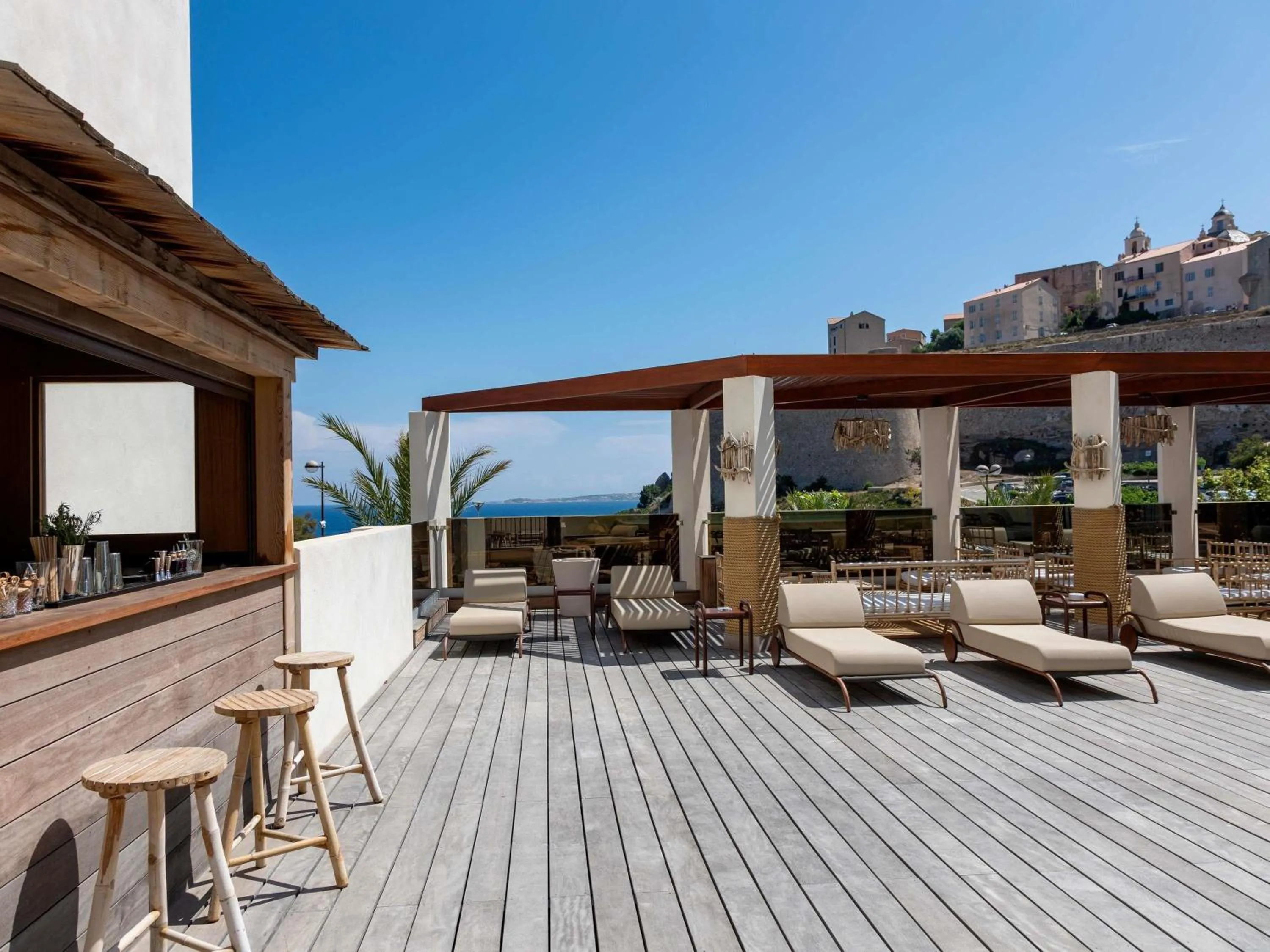 Lounge or bar in Hotel & Spa Kasano Calvi - Handwritten Collection