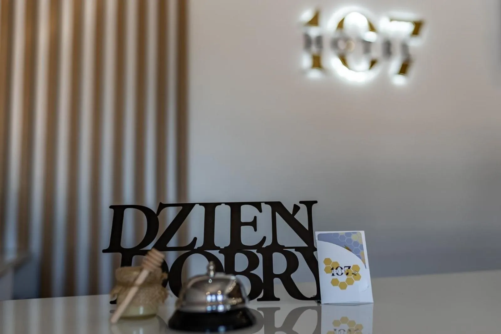 Lobby or reception in Hotel 107