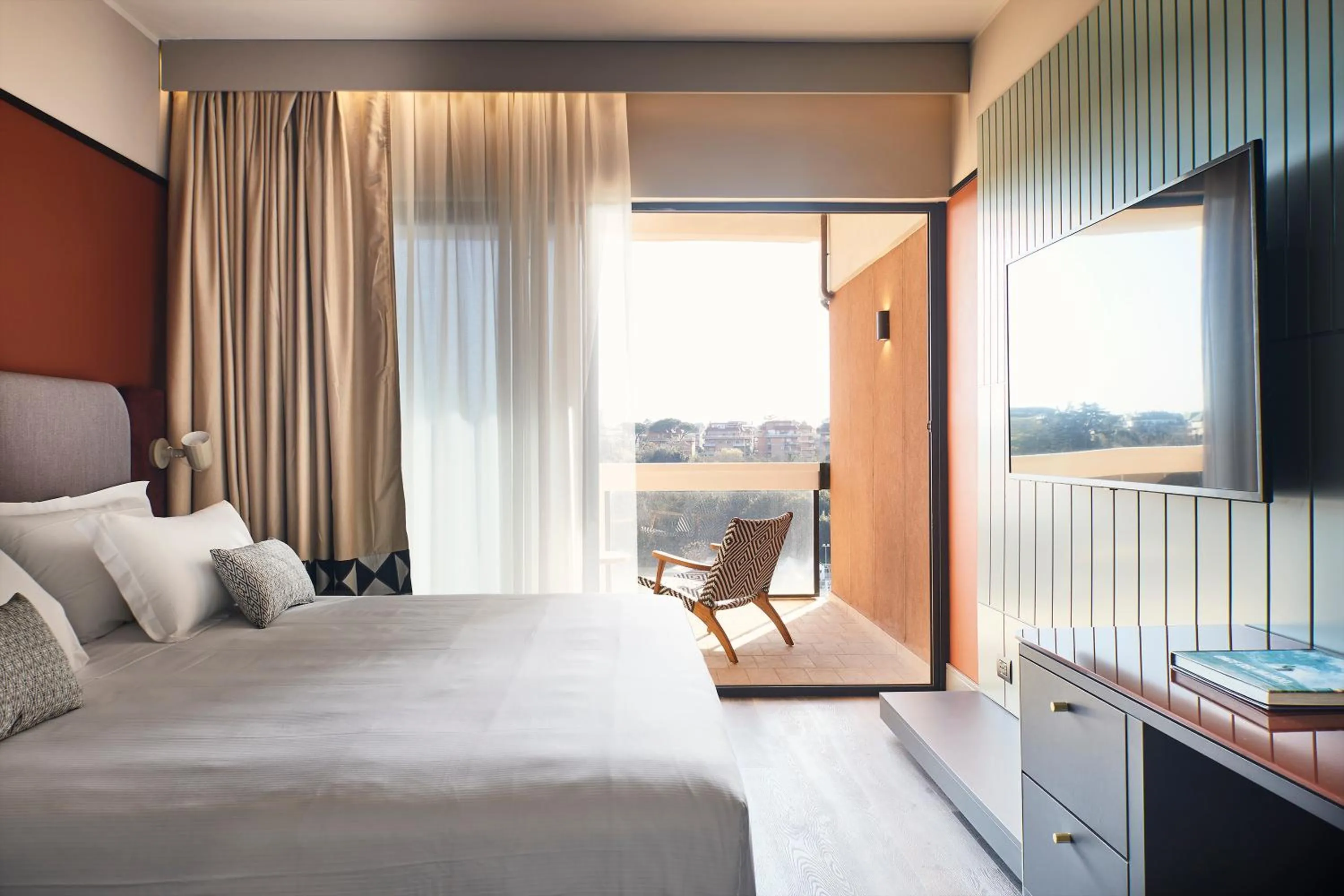 Photo of the whole room, Bed in Hotel Villa Pamphili Roma