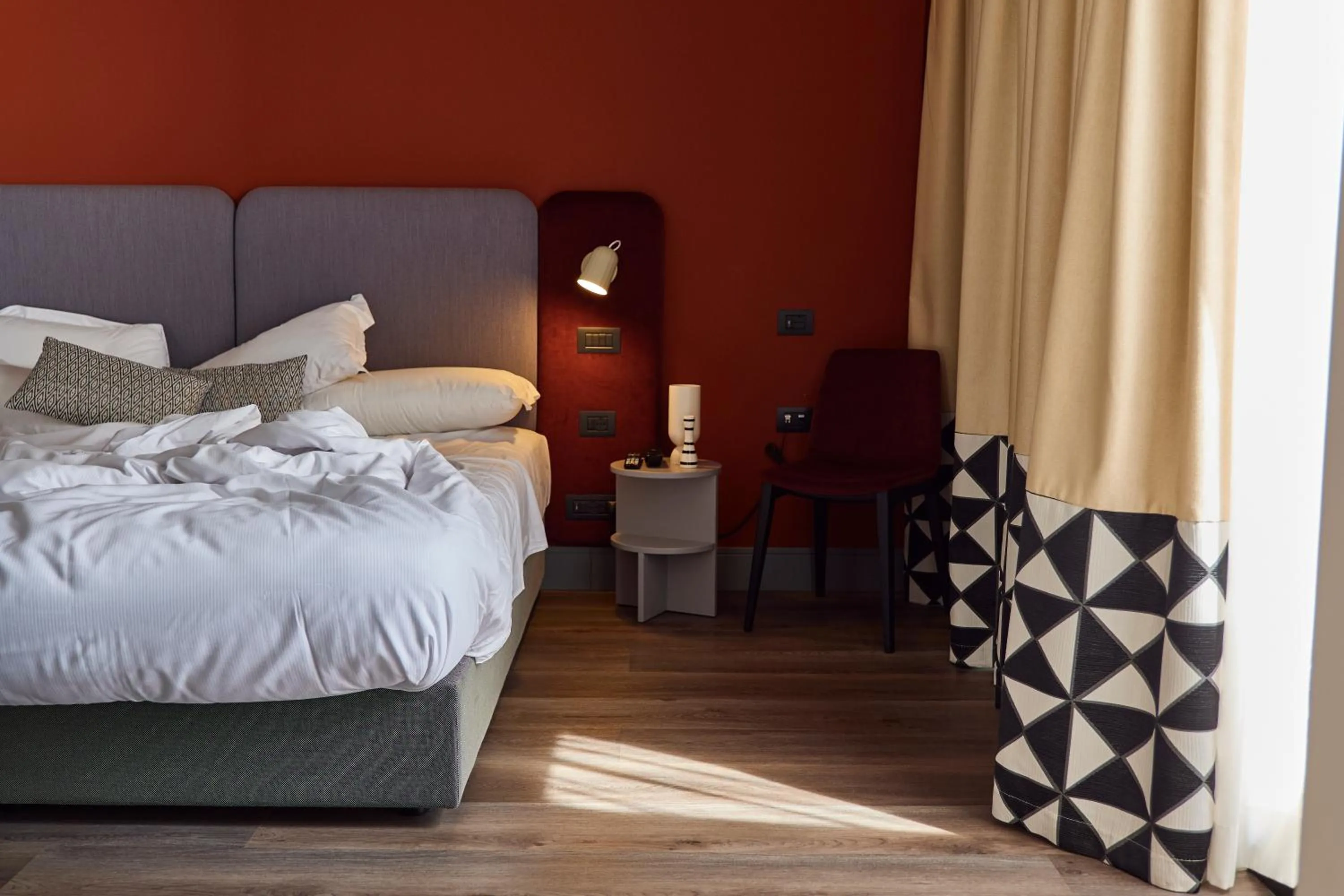 Bedroom, Bed in Hotel Villa Pamphili Roma