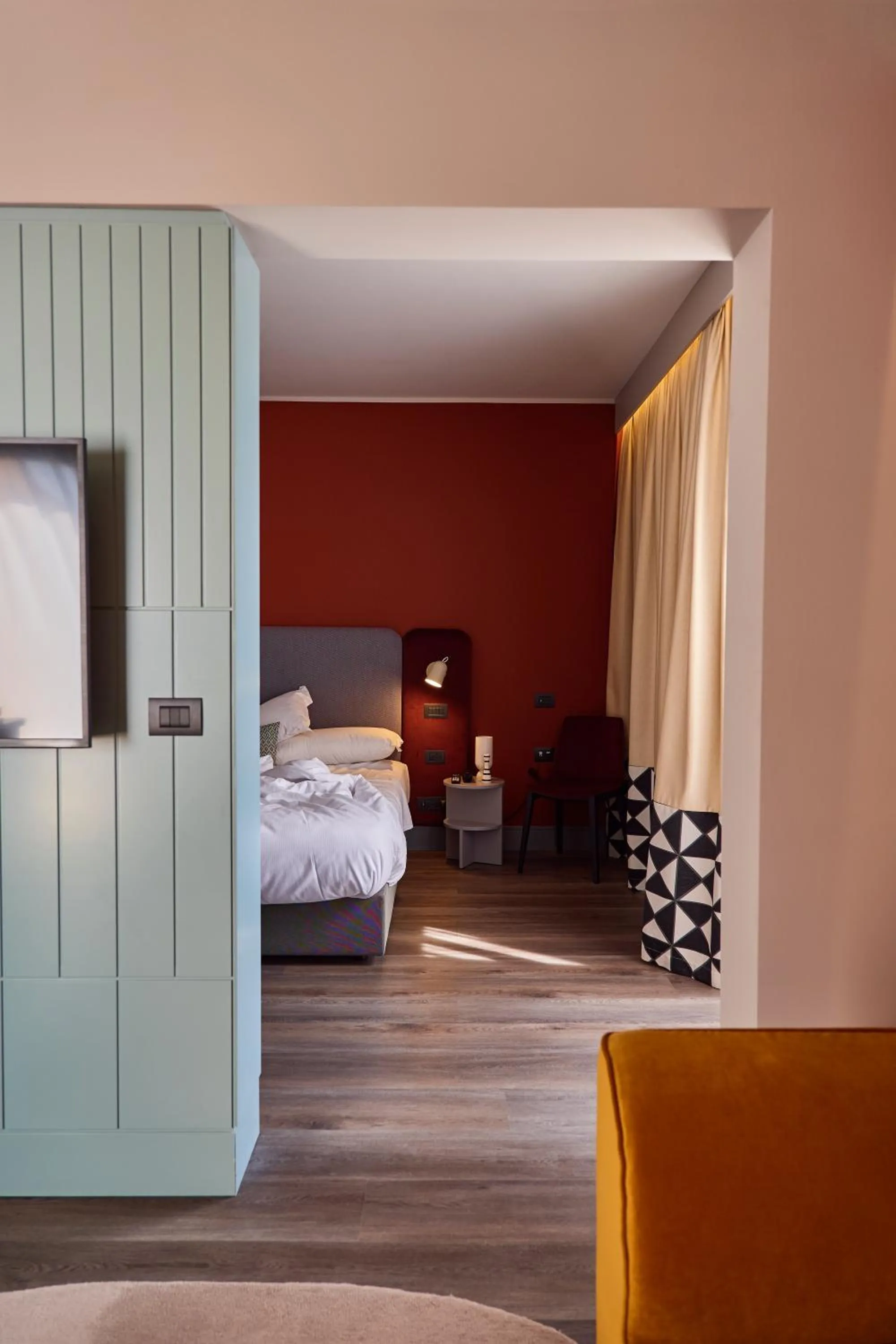 Bedroom, Bed in Hotel Villa Pamphili Roma