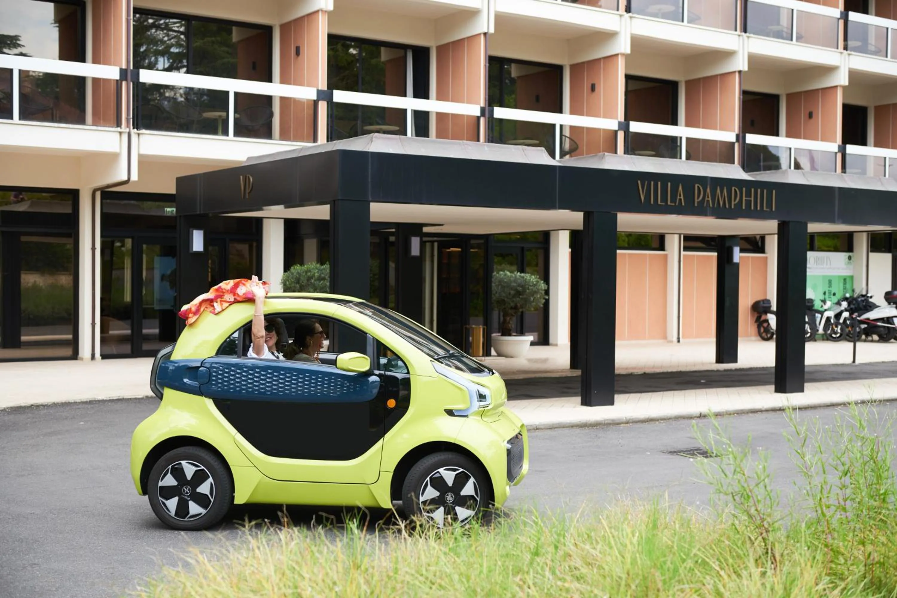 Garden view in Hotel Villa Pamphili Roma