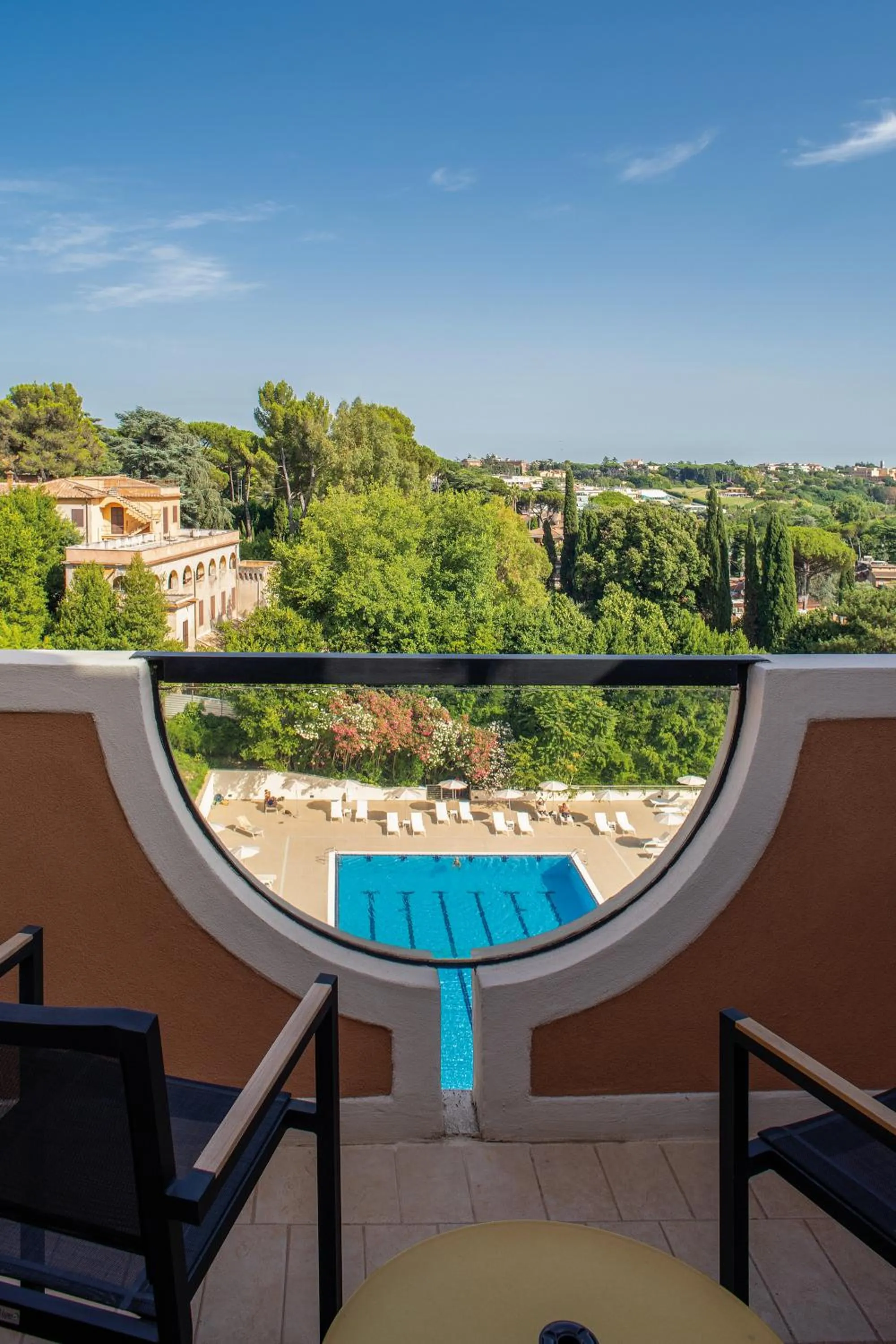 Balcony/Terrace in Hotel Villa Pamphili Roma