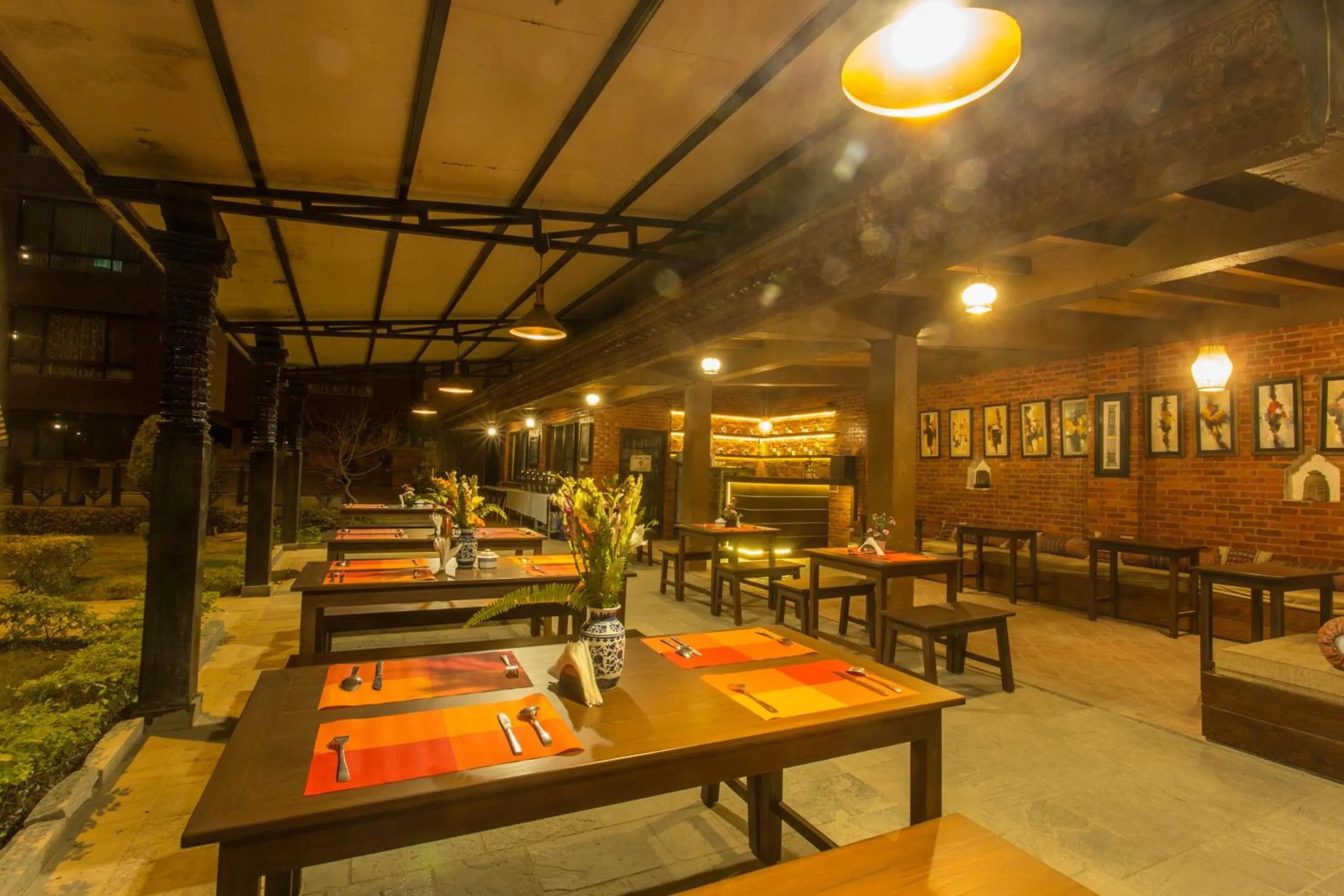 Lounge or bar in Hotel Siddhi Manakamana