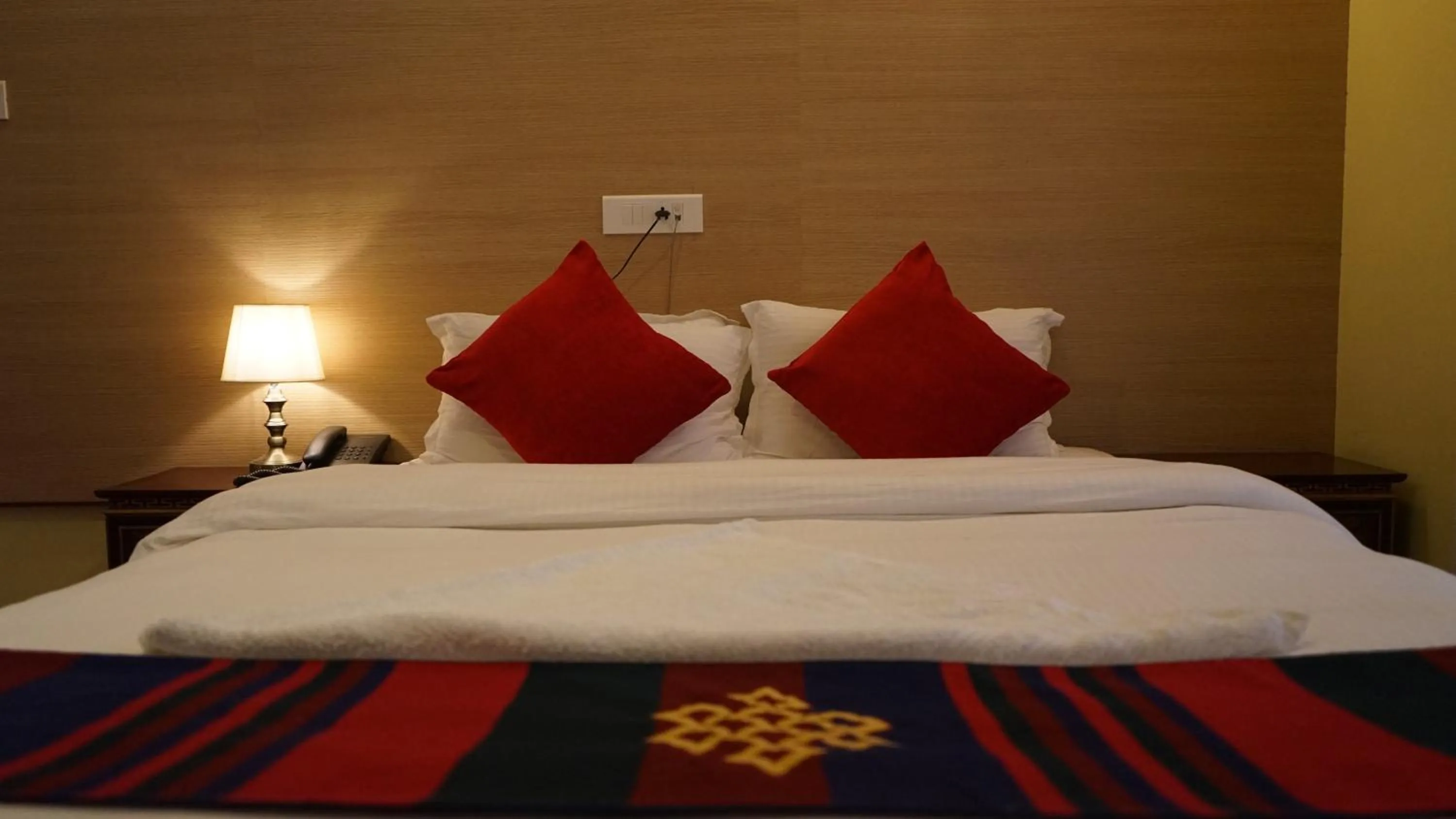 Bed in Hotel Siddhi Manakamana