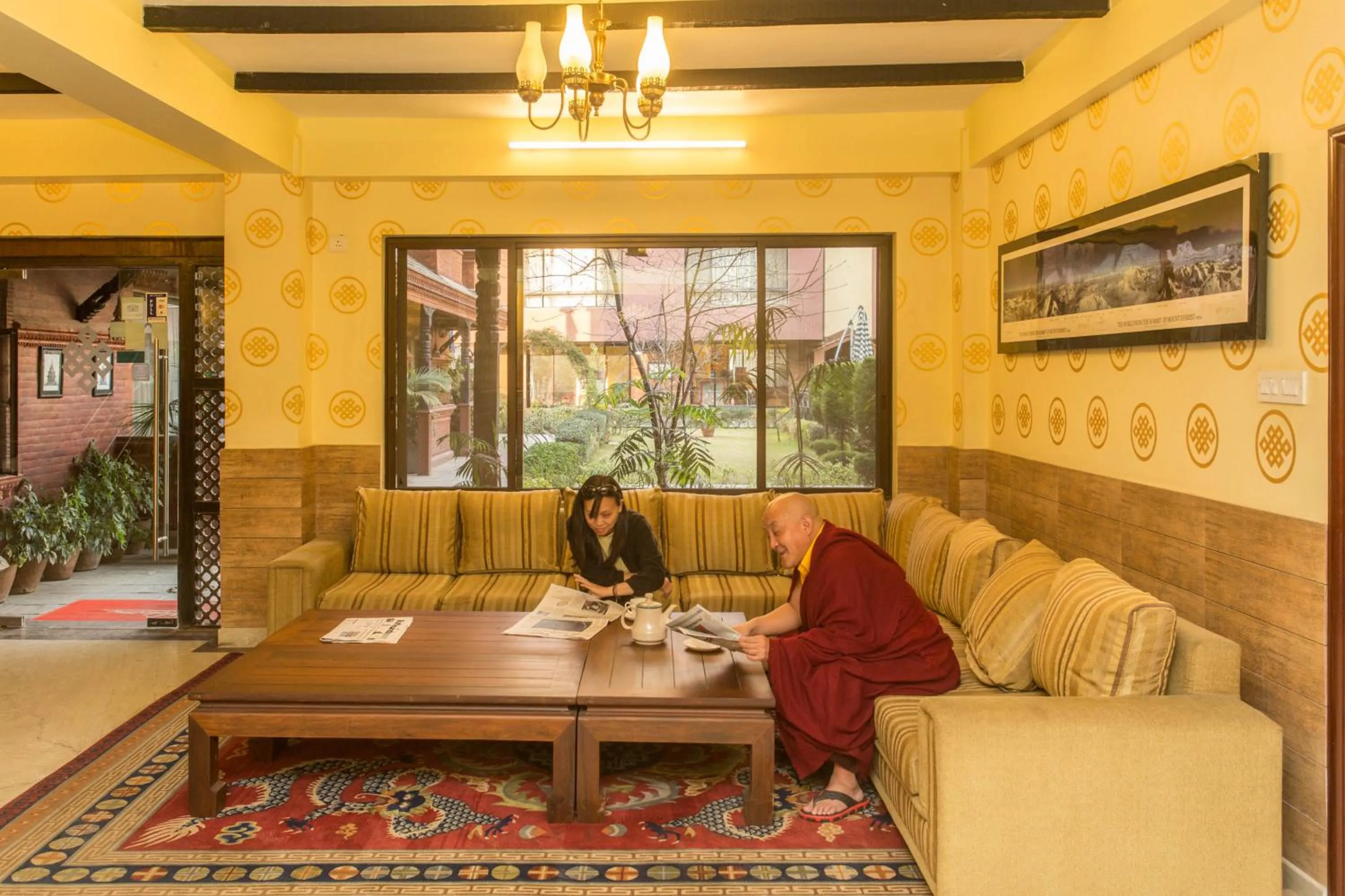 Lobby or reception in Hotel Siddhi Manakamana