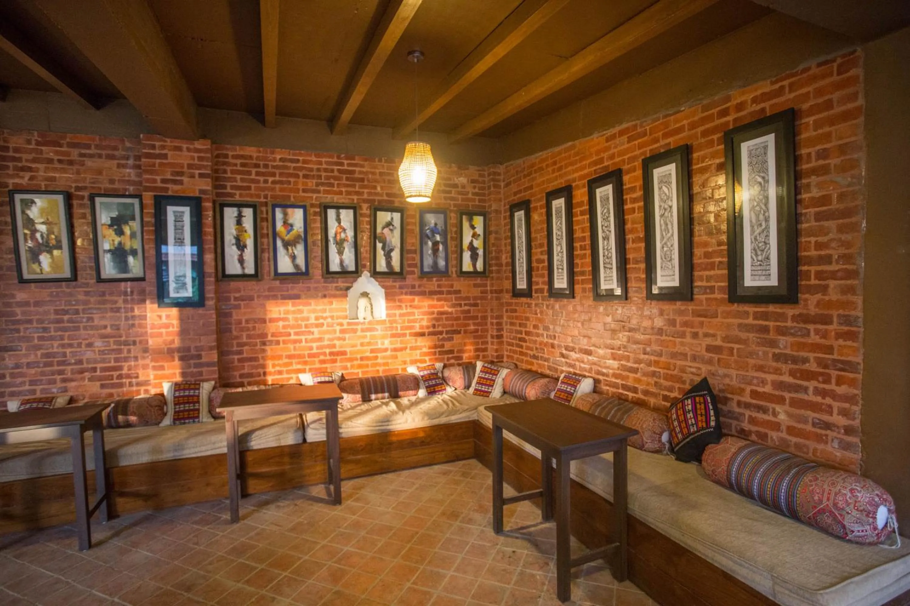 Communal kitchen in Hotel Siddhi Manakamana