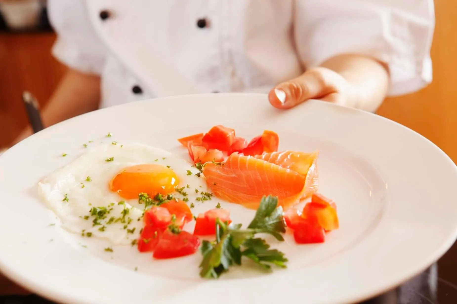 Buffet breakfast in Kurpark-Hotel