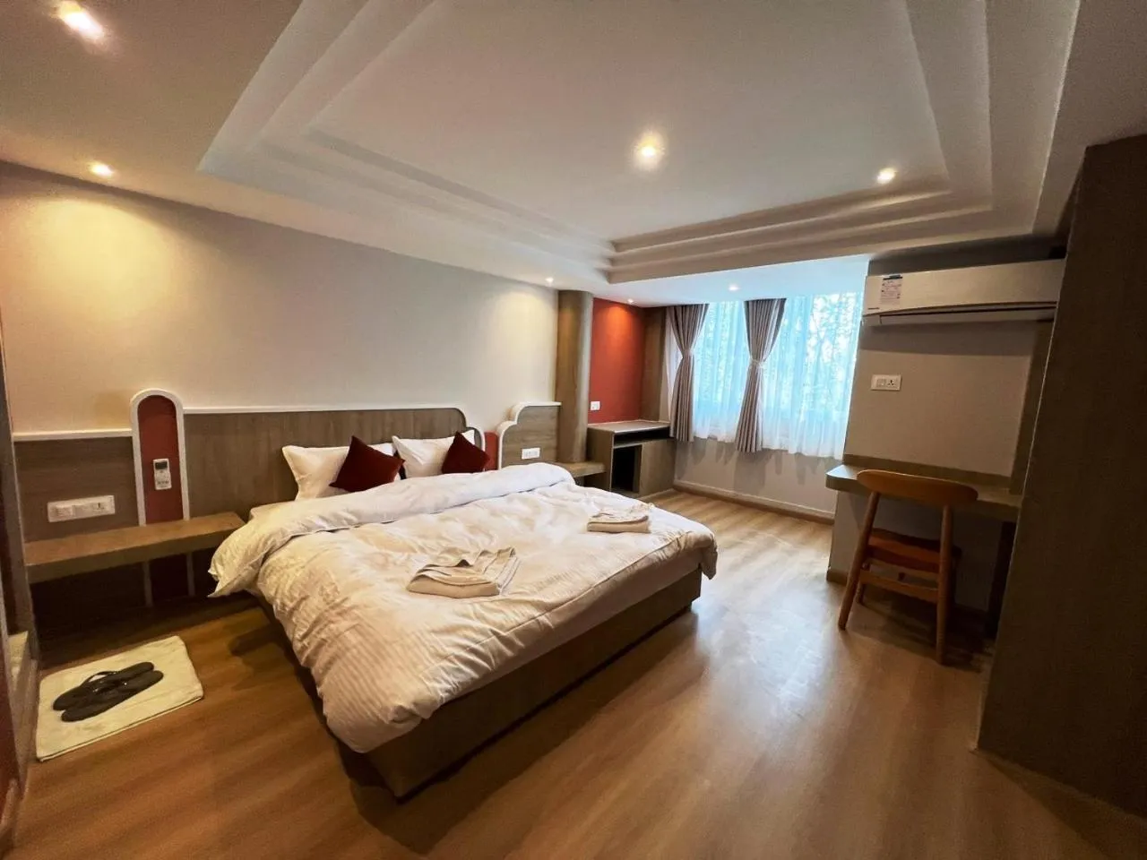 Bed in Hotel Yambu kathmandu