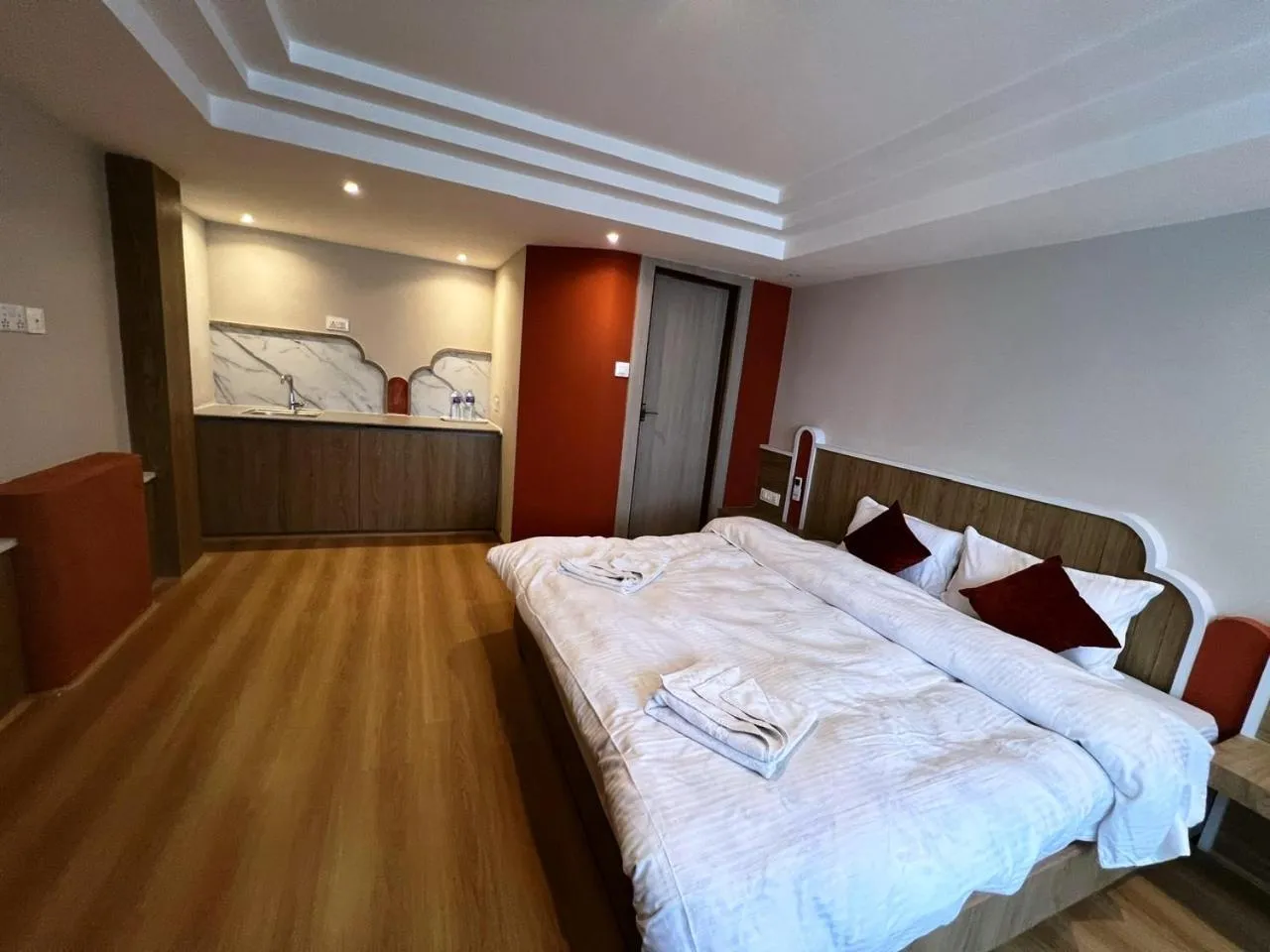 Bed in Hotel Yambu kathmandu