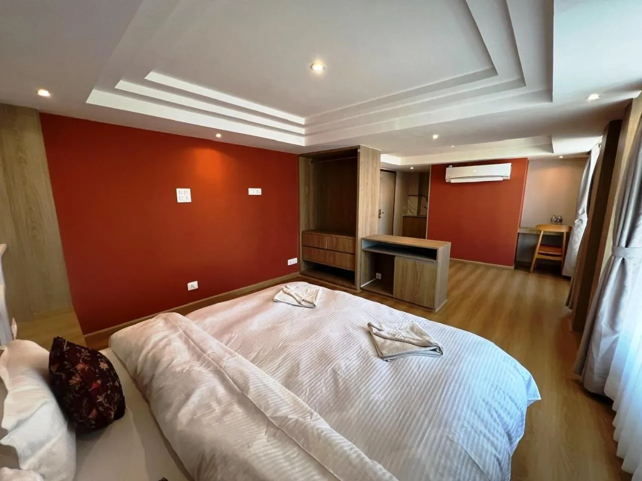 Bed in Hotel Yambu kathmandu