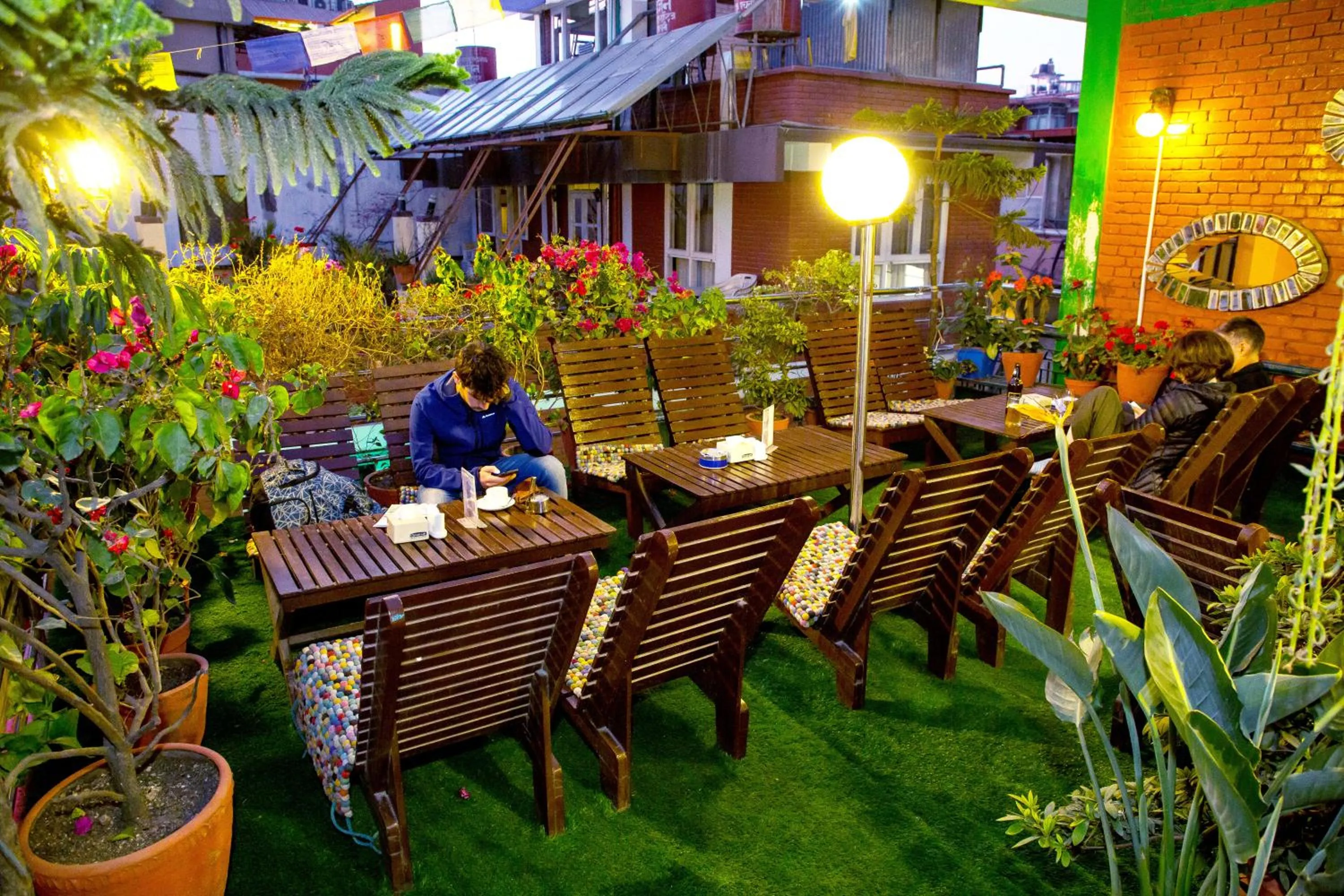 Patio in Shangrila Boutique Hotel