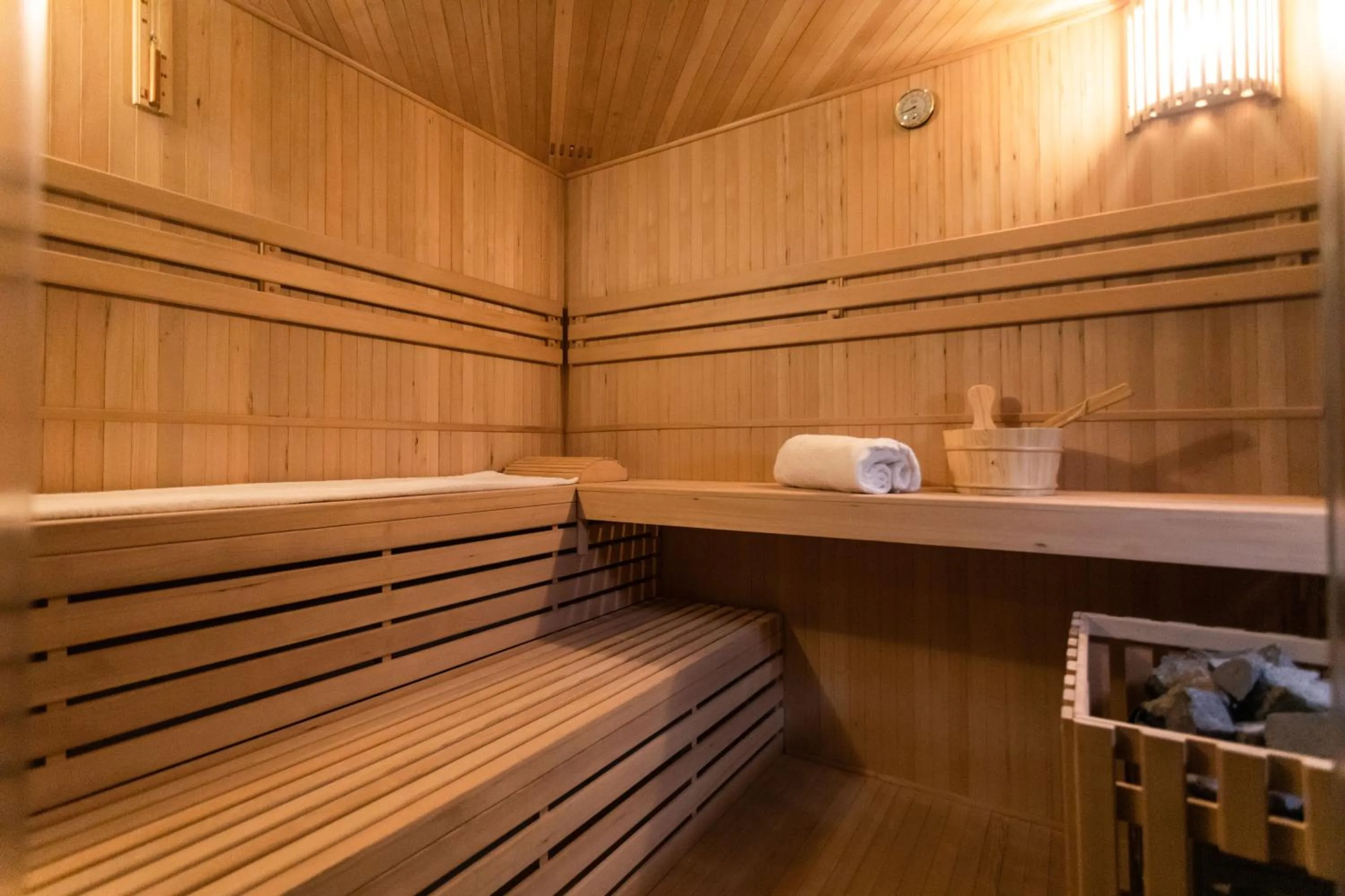 Sauna in Divisi Suites & SPA