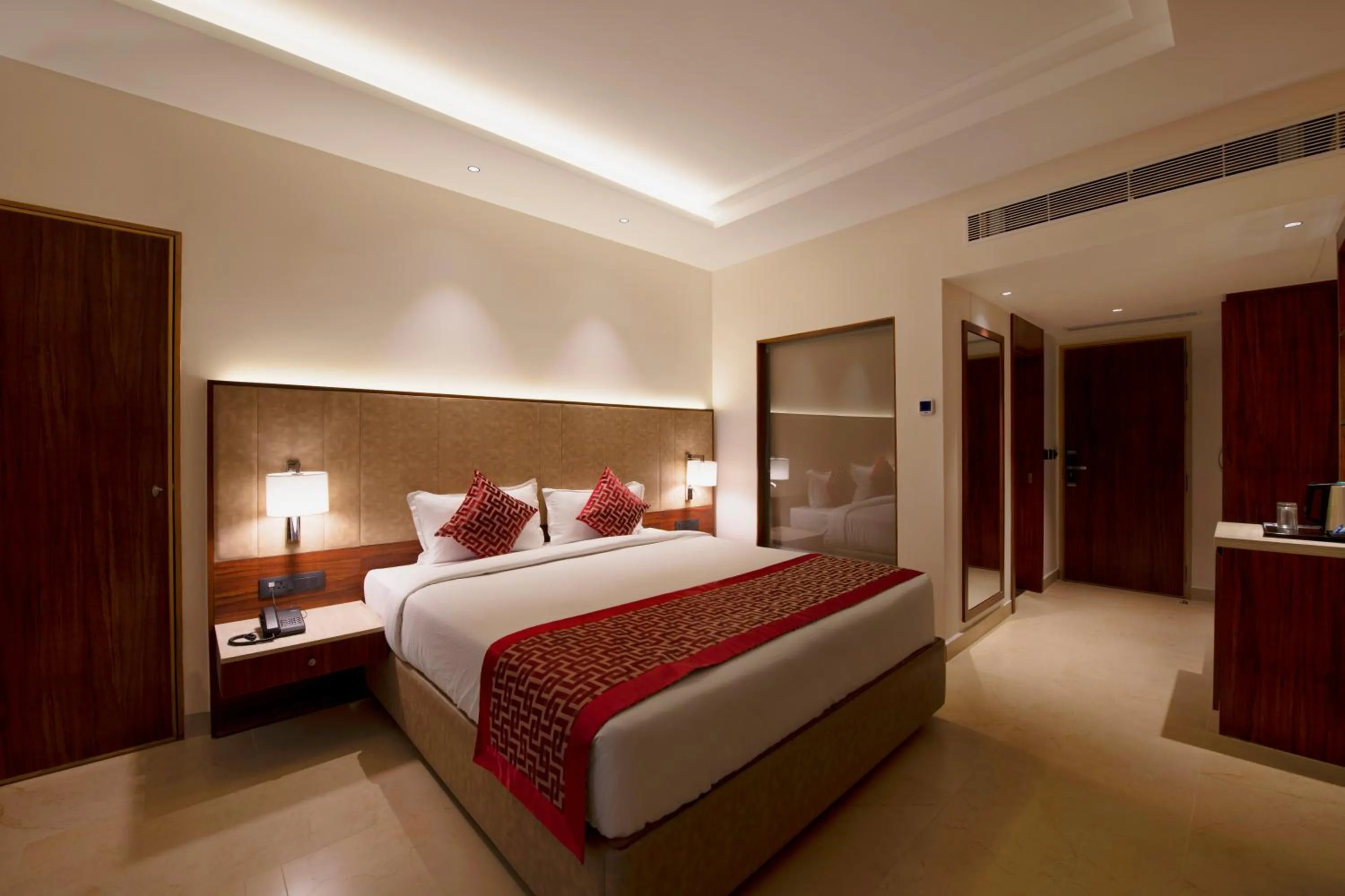Bedroom, Bed in AARYA MANSION V One Hotel