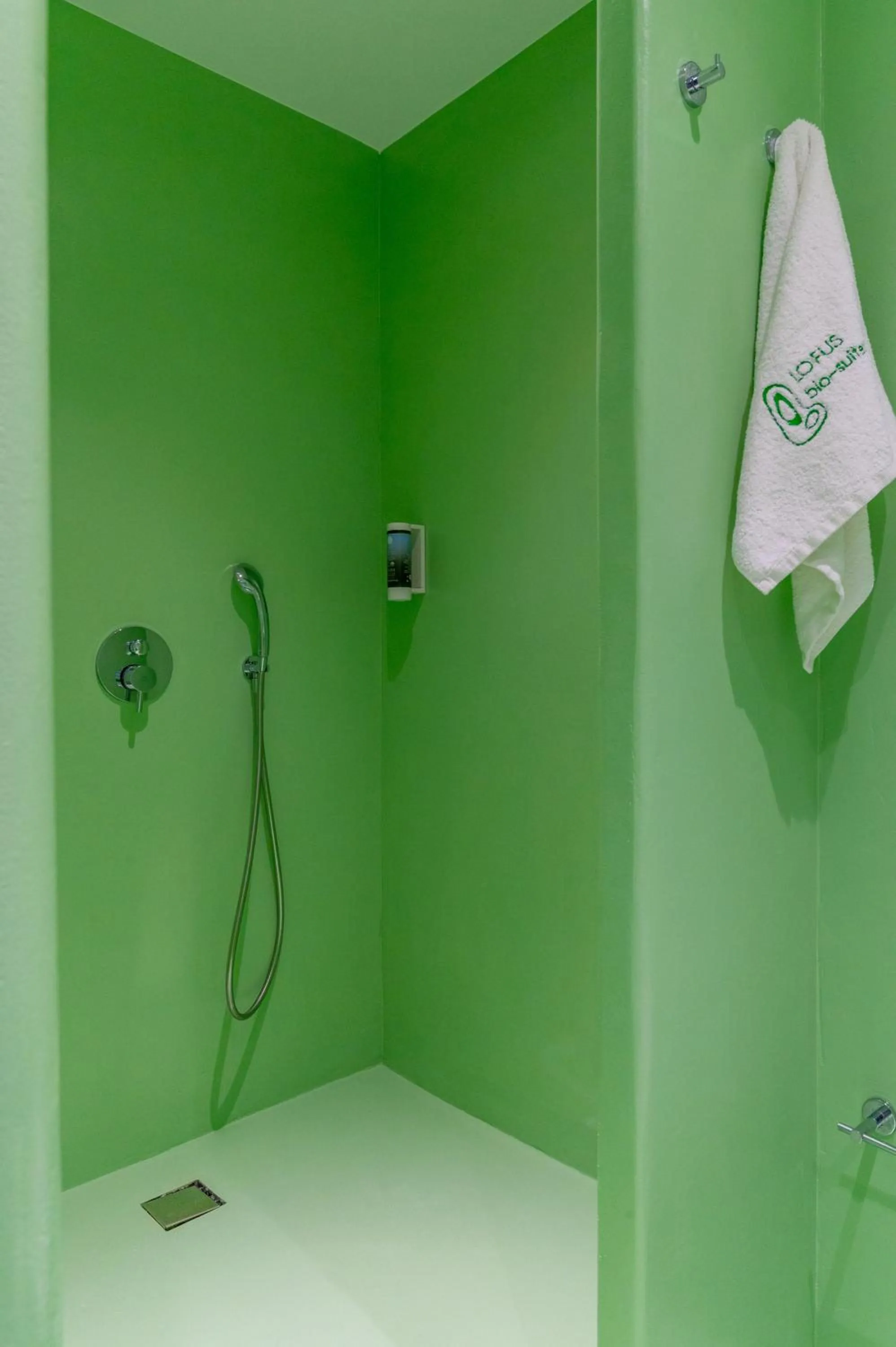 Shower in LOFUS Bio-Suites