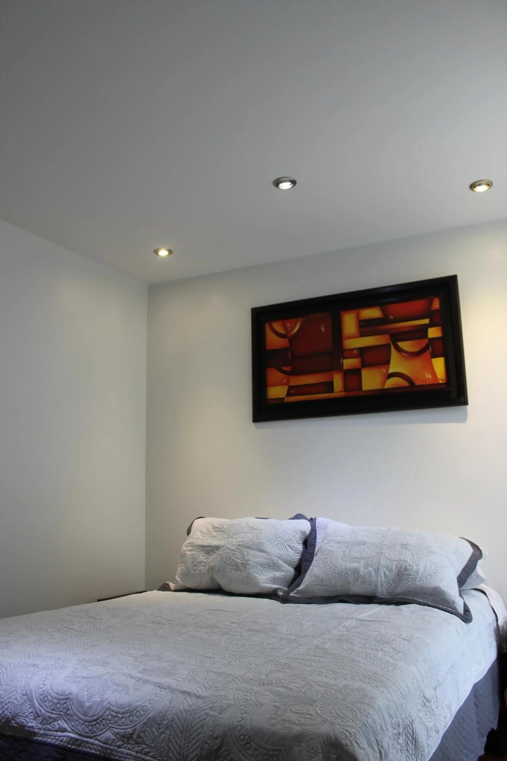 Decorative detail, Bed in Hotel Parque Santander Tunja