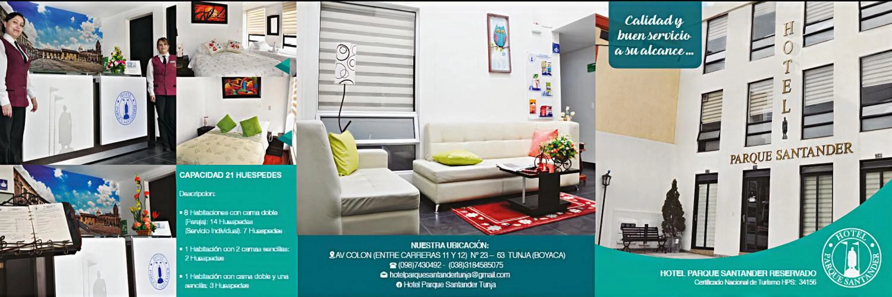 Property logo or sign in Hotel Parque Santander Tunja